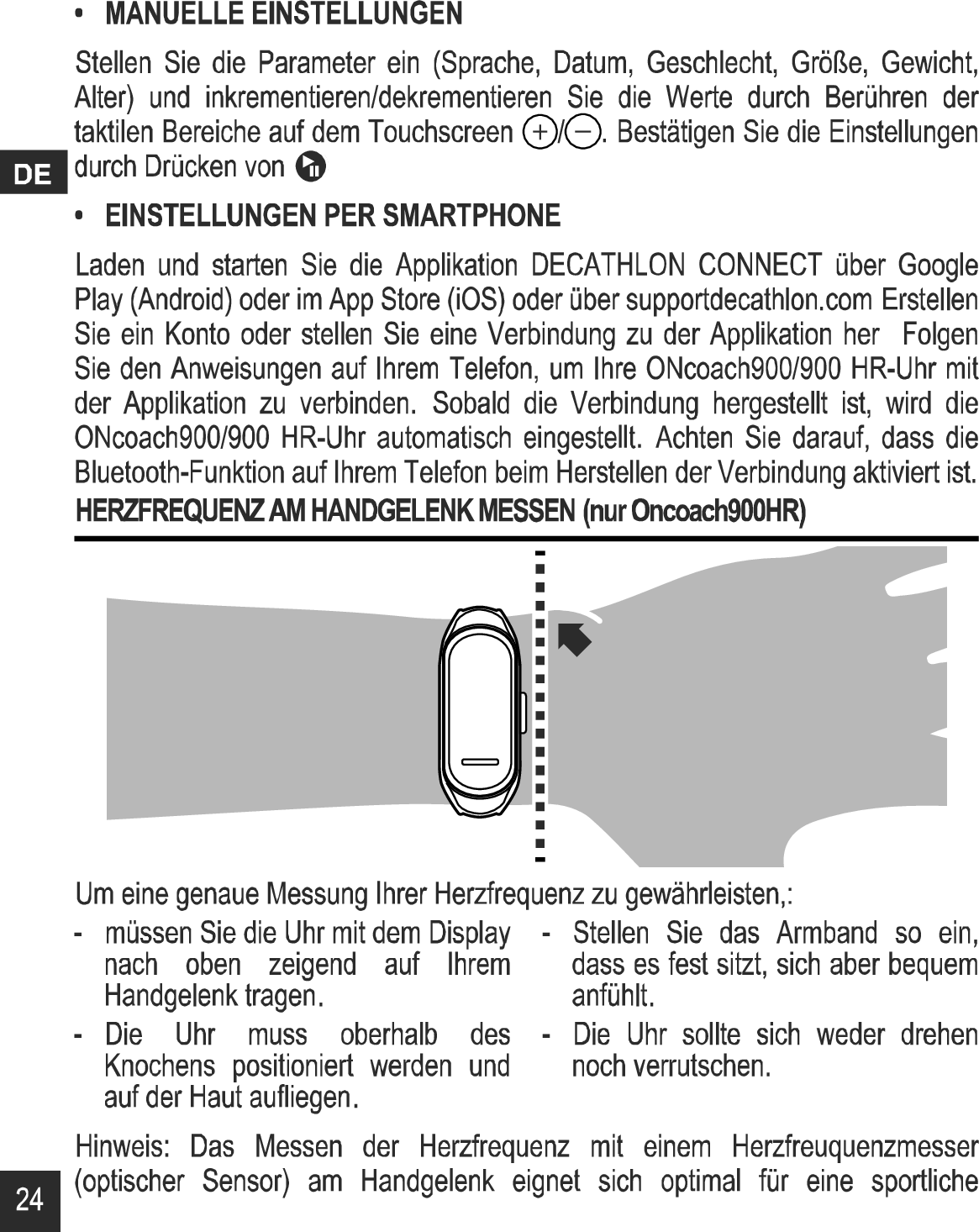 Page 25 of DECATHLON USA OC500HR18 ONCOACH 900 HR User Manual 