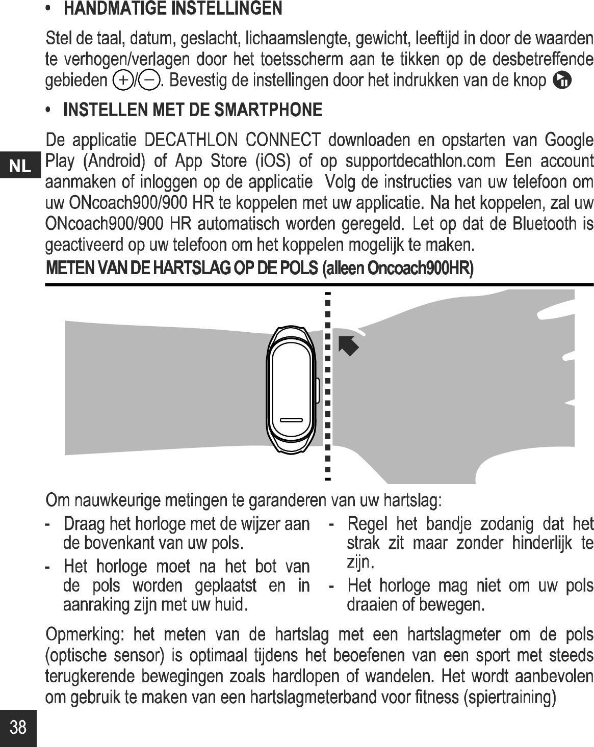 Page 39 of DECATHLON USA OC500HR18 ONCOACH 900 HR User Manual 