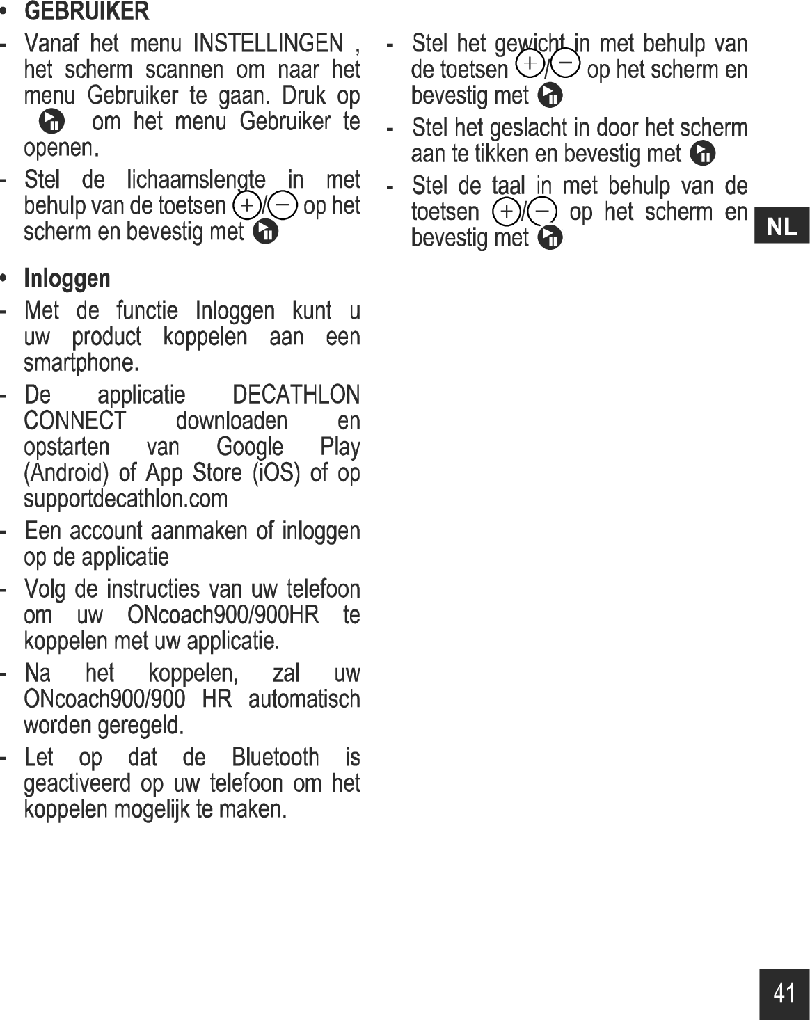 Page 42 of DECATHLON USA OC500HR18 ONCOACH 900 HR User Manual 