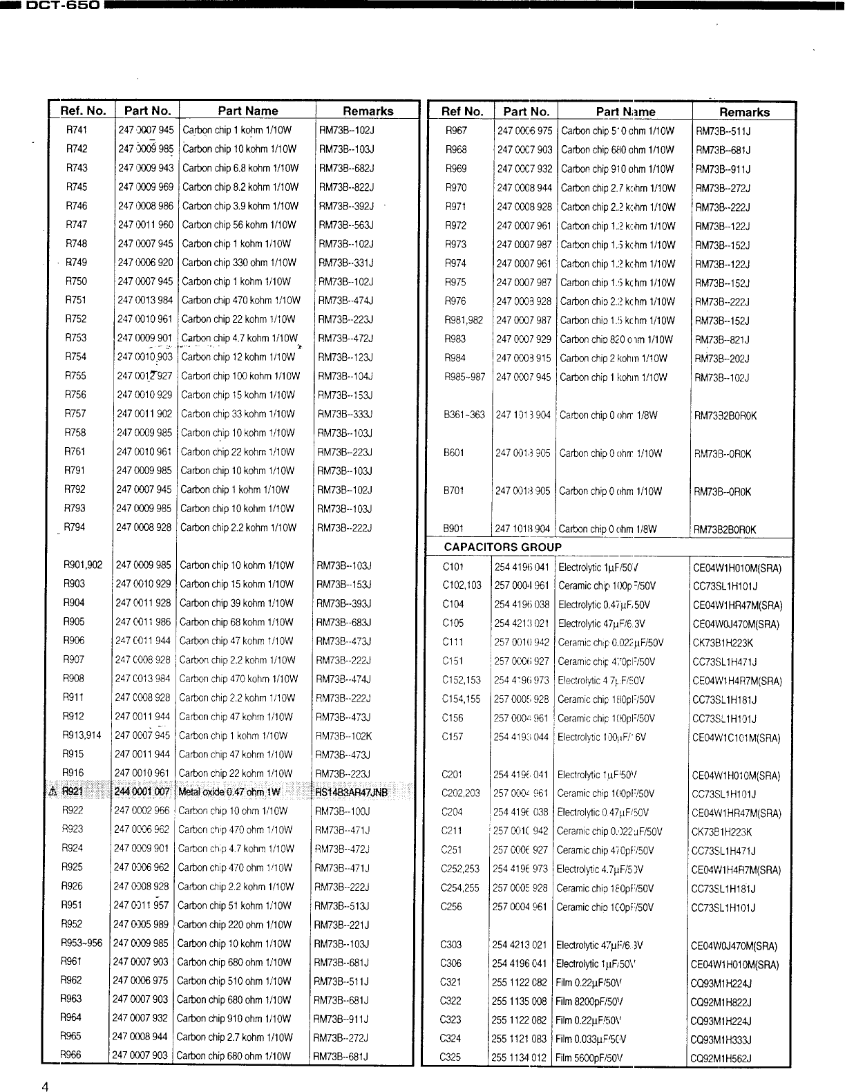 Page 4 of 8 - DENON  Compact Disc Manual 98020205