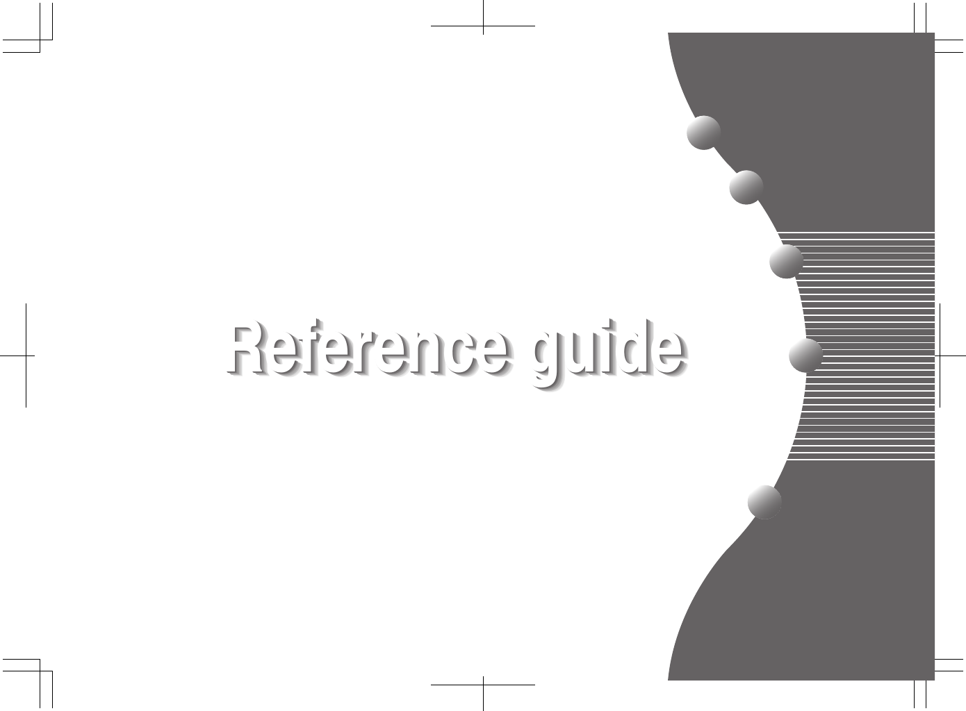 Reference guideReference guideReference guideReference guideReference guideReference guideReference guideReference guideReference guideReference guide
