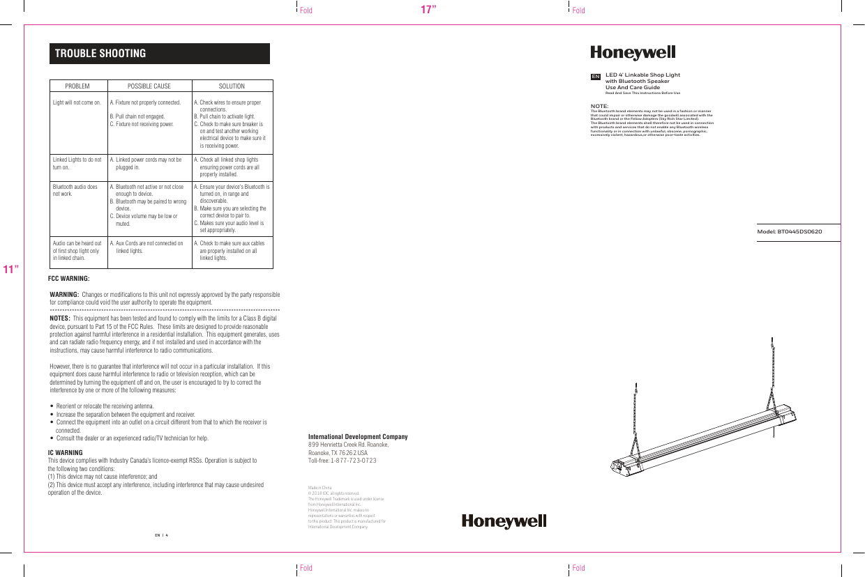 development-bt0445ds-led-shop-light-user-manual-bt0445ds0620-im-e-2018-8-31