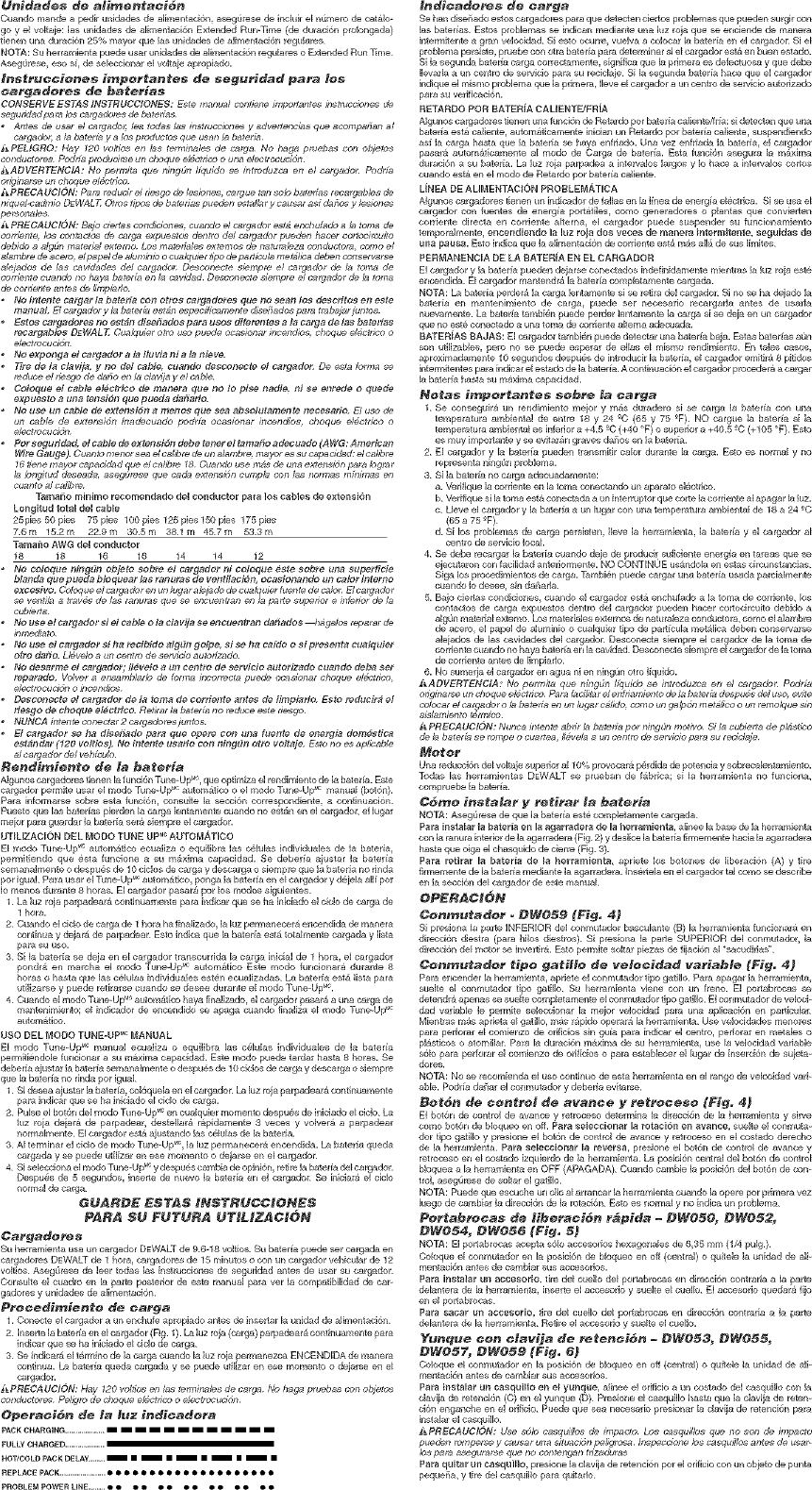 Page 6 of 7 - DEWALT  Wrenches And Accessories Manual L0522100