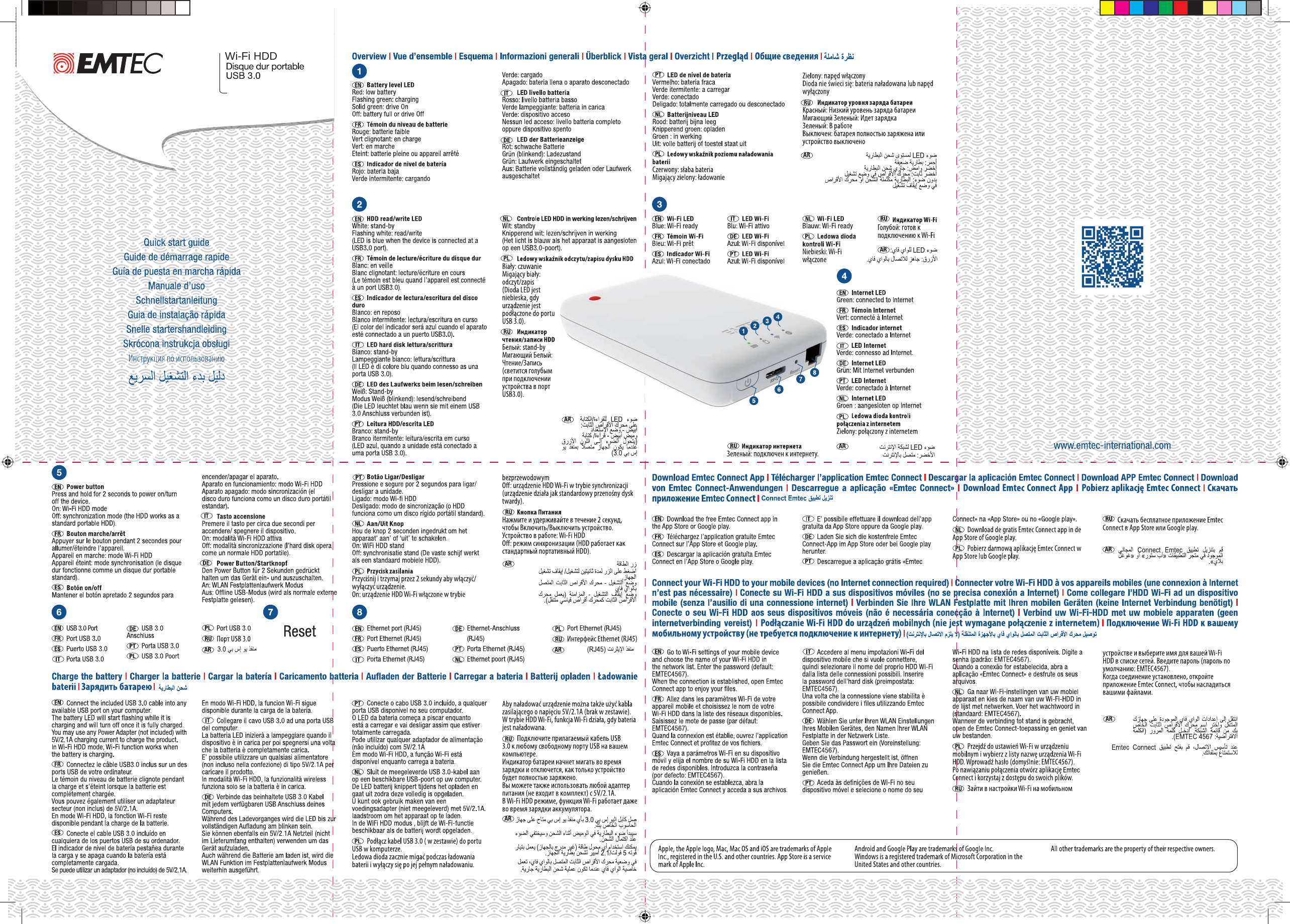 DEXXON GROUPE WIFIHDDJEW Wi Fi HDD User Manual HDD wi fi quicksguide FRONT