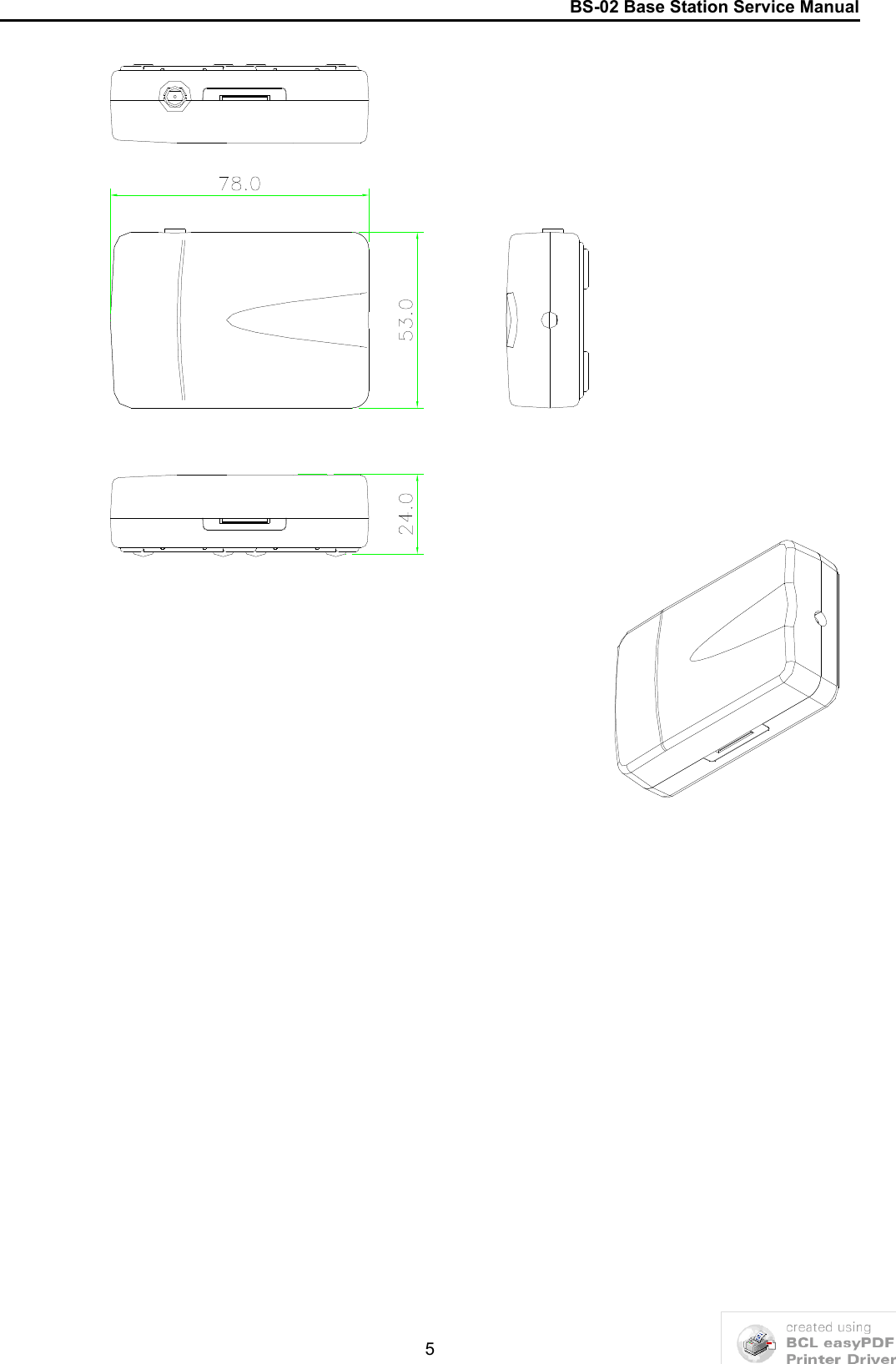 BS-02 Base Station Service Manual5