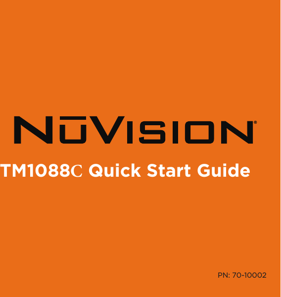1Chapter TitleTM1088C Quick Start GuidePN: 70-10002