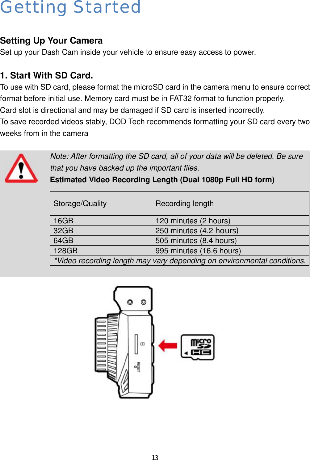 Page 15 of DOD Technology CS9DUAL Dash cam User Manual CS9 x