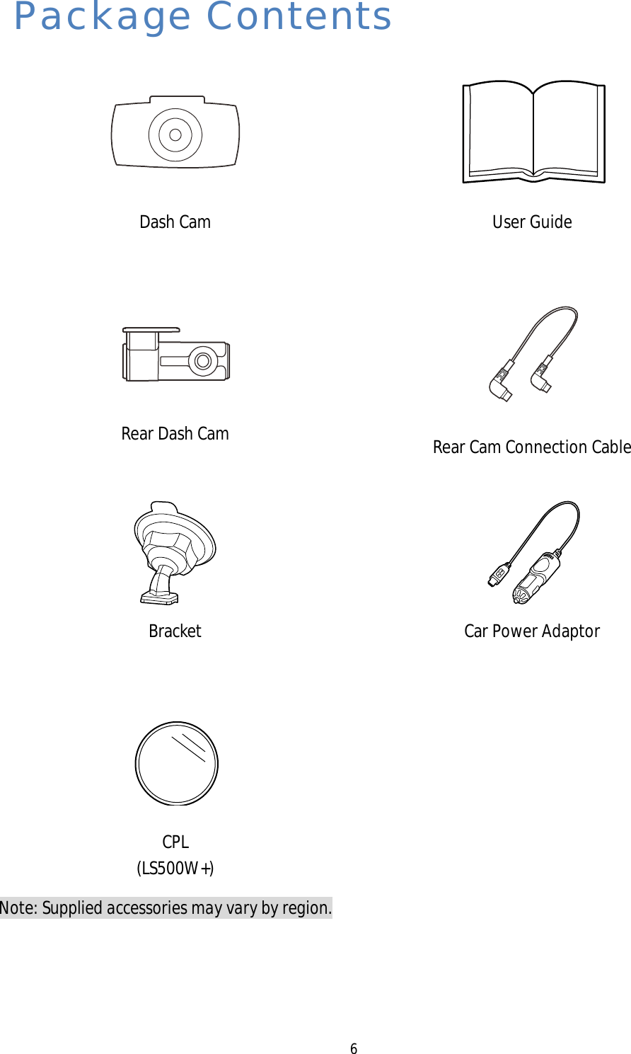Page 8 of DOD Technology CS9DUAL Dash cam User Manual CS9 x