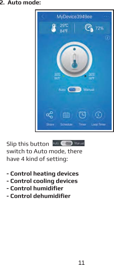 2.  Auto mode:~ă&iuml;Ĩt&igrave;&iuml;s&Eacute;Ļttonsŏ&iuml;t&Ecirc;&igrave;toĻtoĉo&ETH;eΈt&igrave;eīe&igrave;&sup2;Ŏe˽Ā&iuml;n&ETH;o&aelig;sett&iuml;n&ccedil;·- Control heating devices- Control cooling devices- Control humidifier- Control dehumidifier11