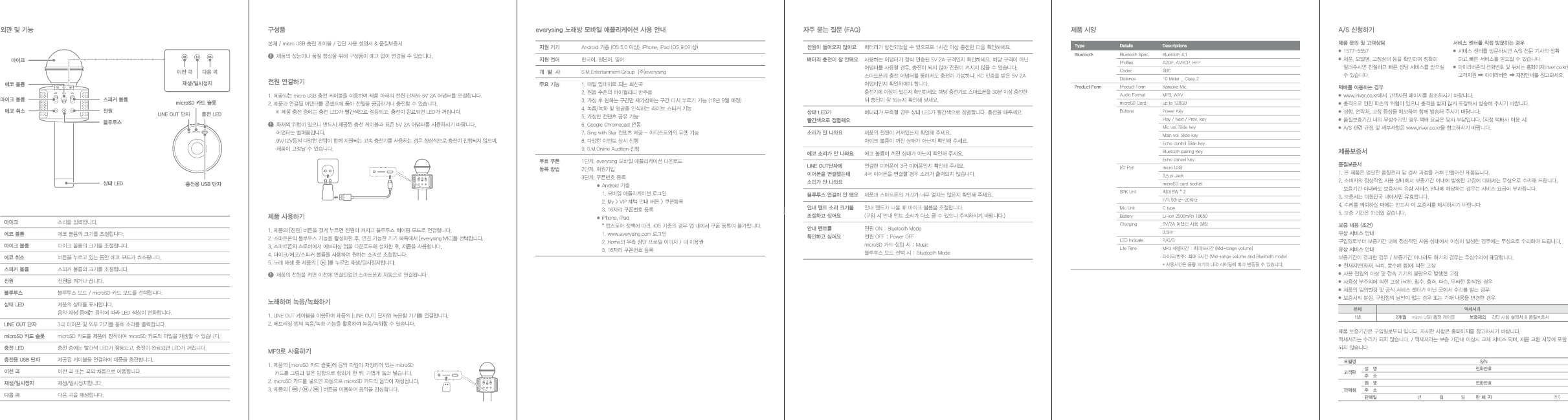 Page 2 of DREAMUS EKM10 everysing Karaoke Microphone User Manual EKM10 QSG 181026