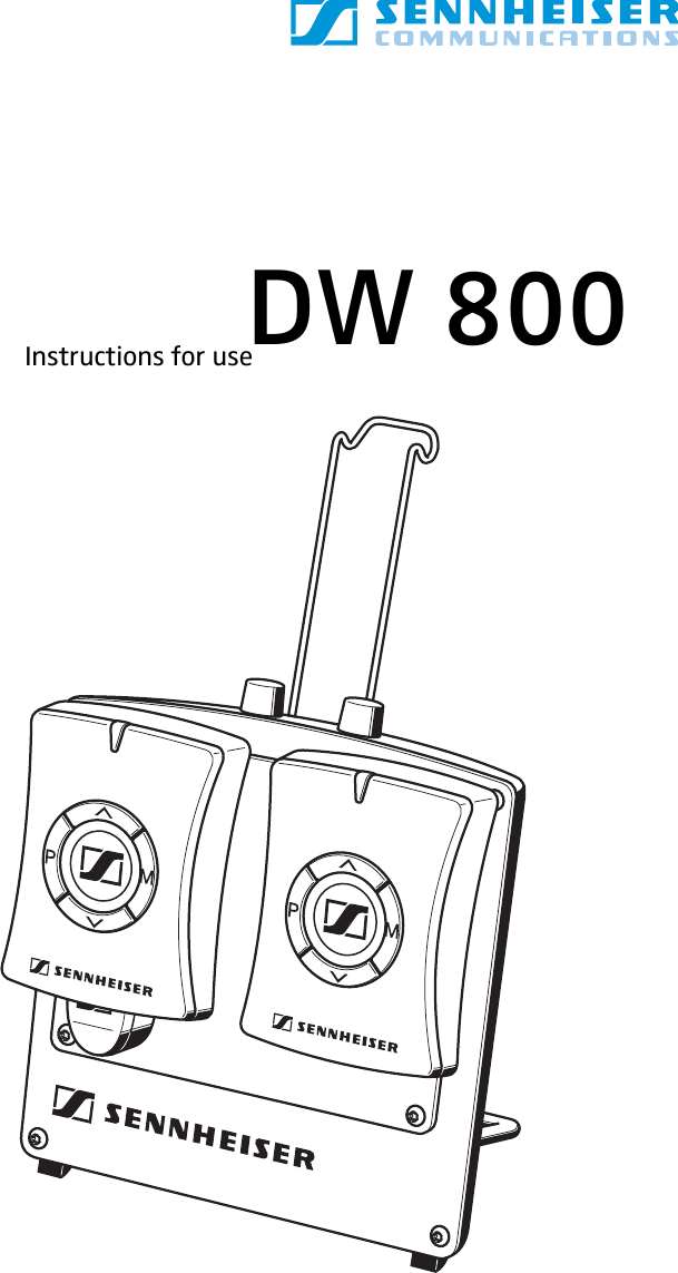  Instructions for useDW 800