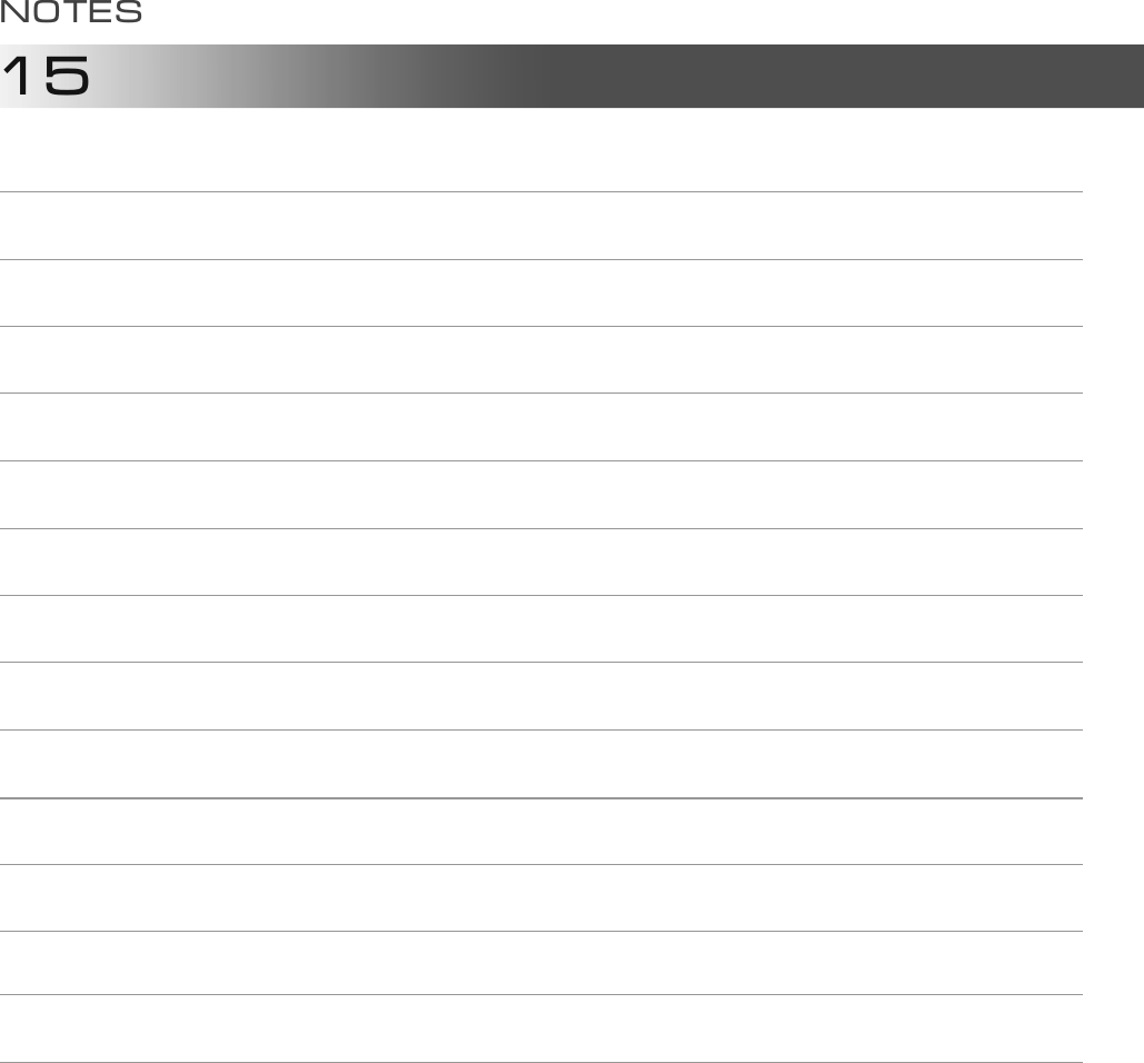 15NOTES
