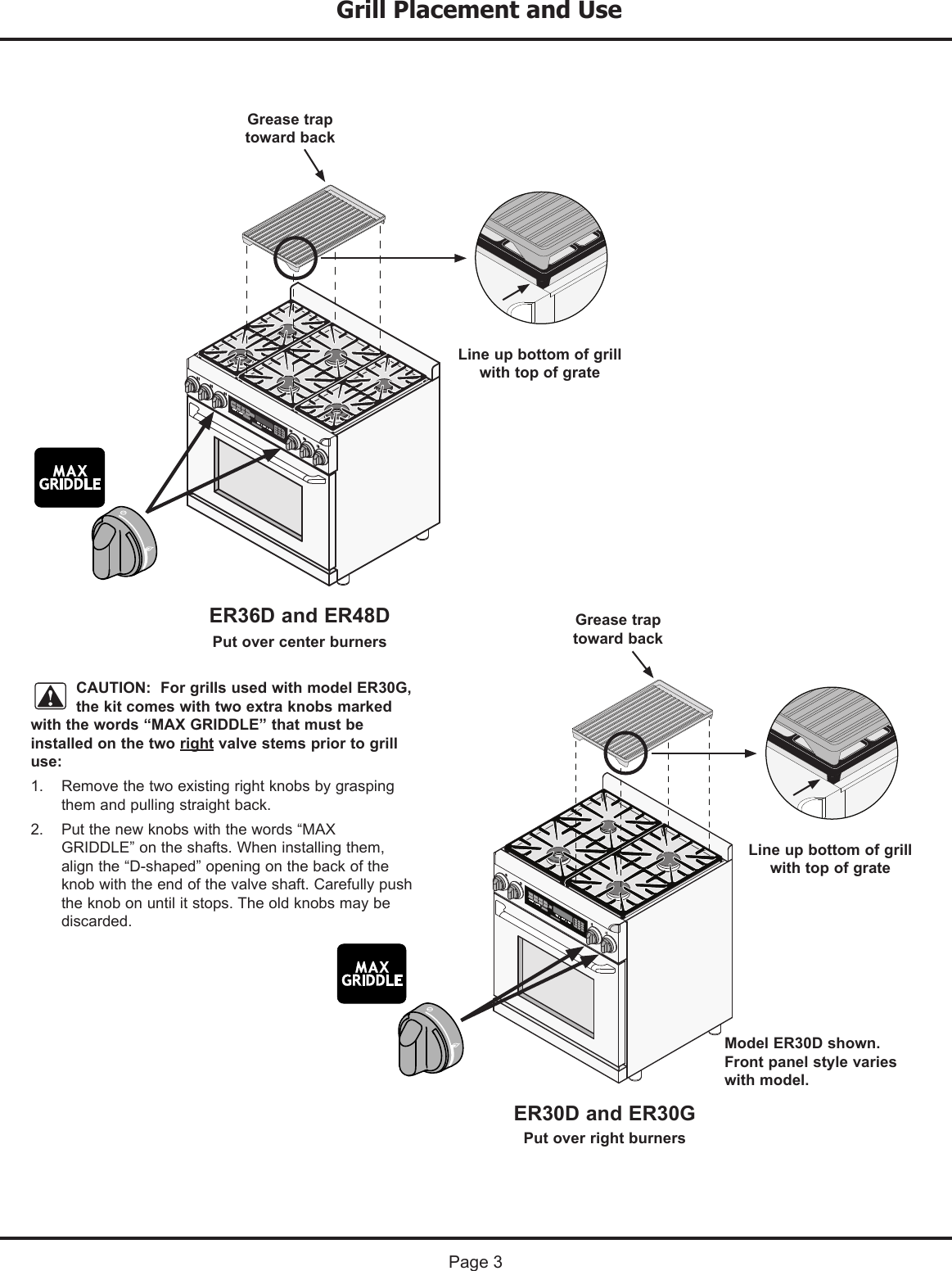 Page 3 of 4 - Dacor Dacor-Epicure-Eg366-Users-Manual-  Dacor-epicure-eg366-users-manual