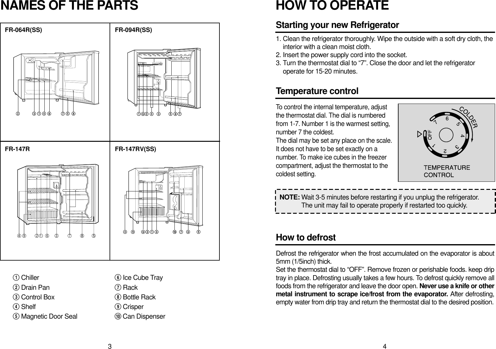 Page 2 of 5 - Daewoo-Electronics Daewoo-Electronics-Fr-147Rv-Owner-S-Manual 136 DEAN(FR-0645R(SS) ¿Ü - ¿µ
