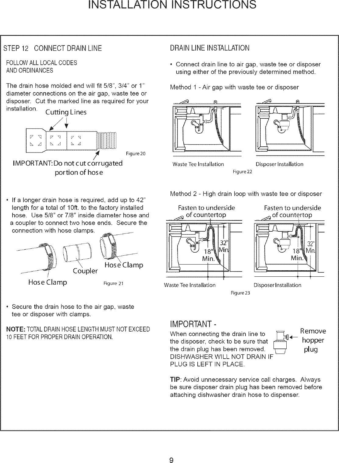 Page 10 of 12 - Danby DDW2405W User Manual  DISHWASHER - Manuals And Guides L0712172