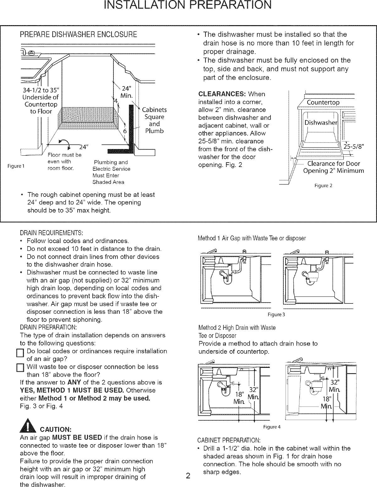 Page 3 of 12 - Danby DDW2405W User Manual  DISHWASHER - Manuals And Guides L0712172