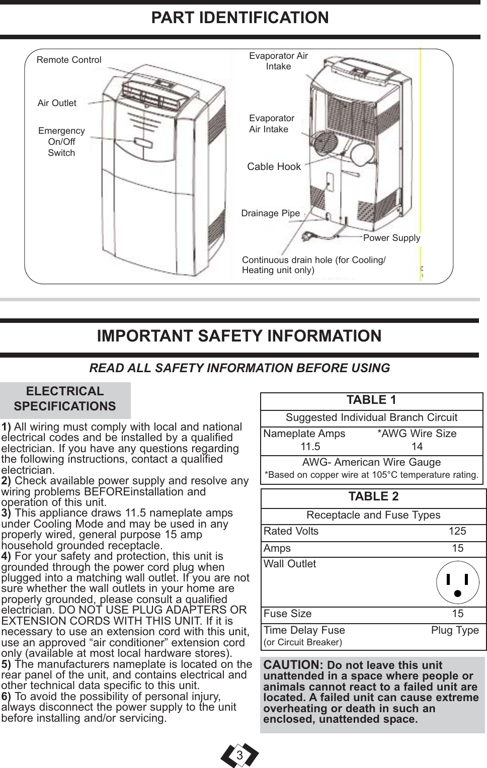 Page 4 of 5 - Danby Danby-Dpac-13009-Owners-Manual