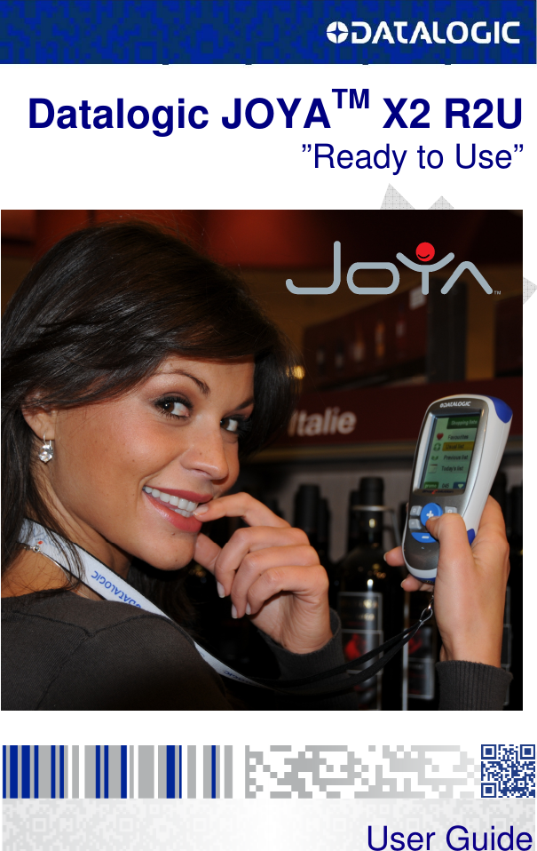   Datalogic JOYATM X2 R2U ”Ready to Use”        User Guide 