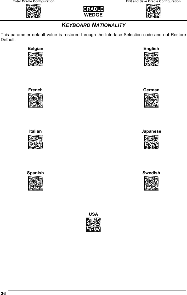 Enter Cradle Configuration   Exit and Save Cradle Configuration AOAIGMHOFNGNENEIEPANHOGOCK  AHPNIBAMDKEOFMHMLJALFAGHIK  AKCBPJCJGIIJCMCEGMNGOBKBJK  AEFBJLBGMHPLMPEEEJKEBPIHGK  AAPHBAJJCHEGKKELMEFNPDJFFK  AHLFBINLDNIMKHJDEHLCADAJLK  DDDDLDDLLDDLLLLDDDDDDLDLDL CRADLE WEDGE AOAICMHOFNGNENEIEPANHOGOCK  AHPNIBAMDKEOFMHMLJALFGAHIK  AKCBPJCJGIIJCMCEGJKPBHPLLK  AEFBJLBGMHPLNIHAENDLMGFEGK  AAPHBAJJDDGHFLHEBHKCGLFFHK  AELFBJOABCEOENLELBPIIGNLLK  DLLDLDDLDLLLLLLDDDLDDLDLLL  36  KEYBOARD NATIONALITY  This parameter default value is restored through the Interface Selection code and not Restore Default.  Belgian  English AOCOCOGMHNGNENEIEPANHOGOCK  AHHPMJIMDKEOFMHMLJAKFHEEIK  AKCBPJCJGIIJCMCEHMIJMFGBLK  AEFBJLBGMHPKNMGIDEPLJIAGGK  AAPHBAJJDHGGNCDGAAIBGLIPDK  AHKFANJJHBLGOCOIIFCIOCHKKK  DLDLLLLDDDDLLLLDLLLDDLDLDL  AOCOCOHMHNGNENEIEPANHOGOCK  AHHPEJAMDKEOFMHMLJAKFFHEIK  AKCBPJCJGIIJCMCFHKKMMHJBJK  AEFBJLBGMHPLMLAHFCKOLJCEGK  AAPHBAJJDHAFHMMGDEMJAIJFDK  AFLFAPKCCMLKMJKHAKLEMNOLLK  DDDLLLLDLDLLLLLDDDLDDLDLDL             French  German AOCOCOHMHNGNENEIEPANHOGOCK  AHHPMBAMDKEOFMHMLJAKEEAHIK  AKCBPJCJGIIJCMCEHJKGCOBHLK  AEFBJLBGMHPLMPEKBJGEGBPHGK  AAPHBAJICDHDOGFABDEMJALLHK  AFKFANLPENNIANPDEPHMIKHJLK  DDLLLLLDLDLLLLLDLDDDDLDLLL  AOCOCOHMHNGNENEIEPANHOGOCK  AHHPEJIMDKEOFMHMLJALEAHGIK  AKCBPJCJGIIJCMCEGMOHEFGDNK  AEFBJLBGMHPKNLHDIADGPFLGGK  AAPHBAJICDENHJCEGLNIOBGLHK  AGLFAMMBHFIKKEOPNNNEIIBLKK  DDDLLLLDLDLLLLLDLDLDDLDLDL             Italian  Japanese AOCOCOHMHNGNENEIEPANHOGOCK  AHHPMBIMDKEOFMHMLJALFBAFIK  AKCBPJCJGIIJCMCFGPONKMOFPK  AEFBJLBGMHPKNPDOMLPMCNGFGK  AAPHBAJJDHDLODLCEMFNHJEFDK  AGKFAONMBEOIGALLJIBMMPIJKK  DDLLLLLDLDLLLLLDDDDDDLDLLL  AOCOCOGMHNGNENEIEPANHOGOCK AHHPMJAMDKEOFMHMLJALECEGIK AKCBPJCJGIIJCMCFGKMCEHJDPK AEFBJLBGMHPLMMBMOGGDNEJEGK AAPHBAJICDCONHNEFPJAICHBHK AEKFAOPKCIIGIPKAFCEIKHIKLK DLDLLLLDDDDLLLLDDLLDDLDLDL             Spanish  Swedish AOCOCOHMHNGNENEIEPANHOGOCK  AHHPEBAMDKEOFMHMLJALEGFFIK  AKCBPJCJGIIJCMCEHNNLOKNNLK  AEFBJLBGMHPKNMAHHFEKFDAHGK  AAPHBAJIDAAKCAILIGJEIJAJBK  AHLFAJNILDLMAOKKHIKIABGKIK  DDDLLLLDLDLLLLLDDDLDDLDLDL  AOCOCOHMHNGNENEIEPANHOGOCK  AHHPEBIMDKEOFMHMLJAKFDFHIK  AKCBPJCJGIIJCMCFGLJAGICPPK  AEFBJLBGMHPLMMHDKHNCBPJFGK  AAPHBAJJCEECCFGJNJIFGAPHFK  AELFAKLLOKIMGDOCKPMIEEJKJK  DDDLLLLDLDLLLLLDLDLDDLDLDL              USA   AOCOCOHMHNGNENEIEPANHOGOCK  AHHPMJAMDKEOFMHMLJALFHCGIK  AKCBPJCJGIIJCMCFHONBADFLJK  AEFBJLBGMHPKNIEKDOIAILNEGK  AAPHBAJJCEHMLKBNKBBBBBCHFK  AHKFALMFNCNOMKPODNGAEGPIIK  DDLLLLLDLDLLLLLDLDDDDLDLLL  