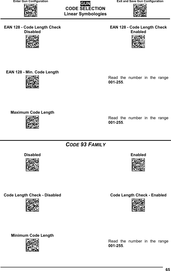 Enter Gun Configuration  Exit and Save Gun Configuration AMHKGMHOFNGNENEIEPANHOGOCK  AHPNIBAMDKEOFMHMLJALFCAFIK  AKCBPJCJGIIJCMCEGOODCCEDJK  AEFBJLBGMHPLNPGLABJHFIAEGK  AAPHBAJICCBGBIAFNLNLLAINDK  AFLFBPPCOIHKILNFFOCKOLJILK  DLDDLDDLDDLLLLLDDDLDDLDLLL GUN CODE SELECTION Linear Symbologies AMHKCMHOFNGNENEIEPANHOGOCK  AHPNIBAMDKEOFMHMLJALFEGFIK  AKCBPJCJGIIJCMCEGLJKNEBJLK  AEFBJLBGMHPLMIFPAFAIIBNHGK  AAPHBAJIDGDHOJDKAICECIENBK  AGLFBOMJMHLIGBPCKIGAGOEKLK  DDLDLDDLLLDLLLLDDDDDDLDLDL  65     EAN 128 - Code Length Check Disabled  EAN 128 - Code Length Check Enabled APCPGOHMFNGNENEIEPANHOGOCK  AHHPMJAMDKEOFMHMLJAKFBHEIK  AKCBPJCJGIIJCMCEGMMKOAJBJK  AEFBJLBGMHPKNOCIHCJJFMFEGK  AAPHBAJICFDLAKPLMMEJBBEPBK  AELFAJMILHAOGDFHENDCOEMKIK  DLLLDLLDLLDLLLLDDLDDDLDLLL  APCPGOHMFNGNENEIEPANHOGOCK  AHHPMBIMDKEOFMHMLJAKFHFHIK  AKCBPJCJGIIJCMCEHNPGEPCPPK  AEFBJLBGMHPKNJFMIHOFPKOFGK  AAPHBAJIDGHMFDFECBAFHJCNHK  AFLFAMNBHBDIMJBCOIEOGNLLKK  DLLLDLLDLLDLLLLDLLDDDLDLLL             EAN 128 - Min. Code Length     APCPFPFOHNGNENEIEPANHOGOCK  AHPNIJAMDKEOFMHMLJALEHBHIK  AKCBPJCJGIIJCMCEHNPCDHEFNK  AEFBJLBGMHPKMNGCIACDDNNFGK  AAPHBAJJDCBLLIAMCCGFHECLBK  AFKFAILBIEHKAHANMBAIGMJIJK  DDDLDLLDLDDLLLLDLDLDDLDLLL  Read the number in the range 001-255.             Maximum Code Length     APCPFPFOFNGNENEIEPANHOGOCK  AHPNIJAMDKEOFMHMLJALFCBHIK  AKCBPJCJGIIJCMCFGOLEOIJHJK  AEFBJLBGMHPKMPFKKKNNHGEHGK  AAPHBAJJCCFLHBABMFEKBAJNHK  AEKFAIJLOMMCGFLOGFNMKJOKJK  DLDLDLLDDLDLLLLDDDDDDLDLLL  Read the number in the range 001-255.   CODE 93 FAMILY  Disabled   Enabled APCLCKHMHNGNENEIEPANHOGOCK  AHHPMJAMDKEOFMHMLJAKFFGEIK  AKCBPJCJGIIJCMCEHIPDHBCLLK  AEFBJLBGMHPKNJBJKOHDIPJGGK  AAPHBAJIDGBNGEINJEPLMHGNBK  AFLFAJKOKMCIACGIDFCKKMKILK  DLLLLLLDLLLLLLLDLDDDDLDLDL  APCLCKHMHNGNENEIEPANHOGOCK  AHHPMBIMDKEOFMHMLJAKFDEHIK  AKCBPJCJGIIJCMCEGJMPNOJFNK  AEFBJLBGMHPKNOGNFLAPCJCHGK  AAPHBAJICFFKDNCCHJLHKPAPHK  AELFAMLHGKBOKICNJAFGCFNJJK  DLLLLLLDLLLLLLLDDDDDDLDLDL             Code Length Check - Disabled    Code Length Check - Enabled APCLCKHMFNGNENEIEPANHOGOCK  AHHPMJAMDKEOFMHMLJAKEAGEIK  AKCBPJCJGIIJCMCFGLLFKOPJPK  AEFBJLBGMHPKNLCBIEINMEAEGK  AAPHBAJICGFNKNIAHDNEKDNLHK  AELFAJIEMEJAGANLJBPOGJNKLK  DDLLLLLDDDLLLLLDDDLDDLDLDL  APCLCKHMFNGNENEIEPANHOGOCK  AHHPMBIMDKEOFMHMLJAKEGEHIK  AKCBPJCJGIIJCMCFHKIJABEHJK  AEFBJLBGMHPKNMFFHBPBGCLFGK  AAPHBAJIDFBKPECPJOJIMLLJBK  AFLFAMJNACKGMKJODEICOAKLJK  DDLLLLLDDDLLLLLDLDLDDLDLDL             Minimum Code Length     APCLBLFOHNGNENEIEPANHOGOCK  AHPNIJAMDKEOFMHMLJALFGAHIK  AKCBPJCJGIIJCMCFHKINHJCNLK  AEFBJLBGMHPKMIGLHGDHKFIFGK  AAPHBAJJDBHNBPHHJNPIMGLPHK  AFKFAIPNPHOEAEIBBNMEOBIIKK  DLDLLLLDDLLLLLLDLLDDDLDLDL  Read the number in the range 001-255.  