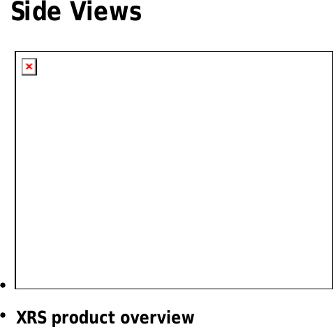 XRSUserManualSide ViewsXRS product overview8X10DUserManual