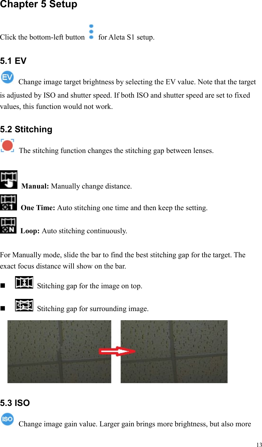 Page 13 of Datavideo Technologies CC360 360-Degree CAMERA User Manual Aleta S1 UM V2 7 ENG