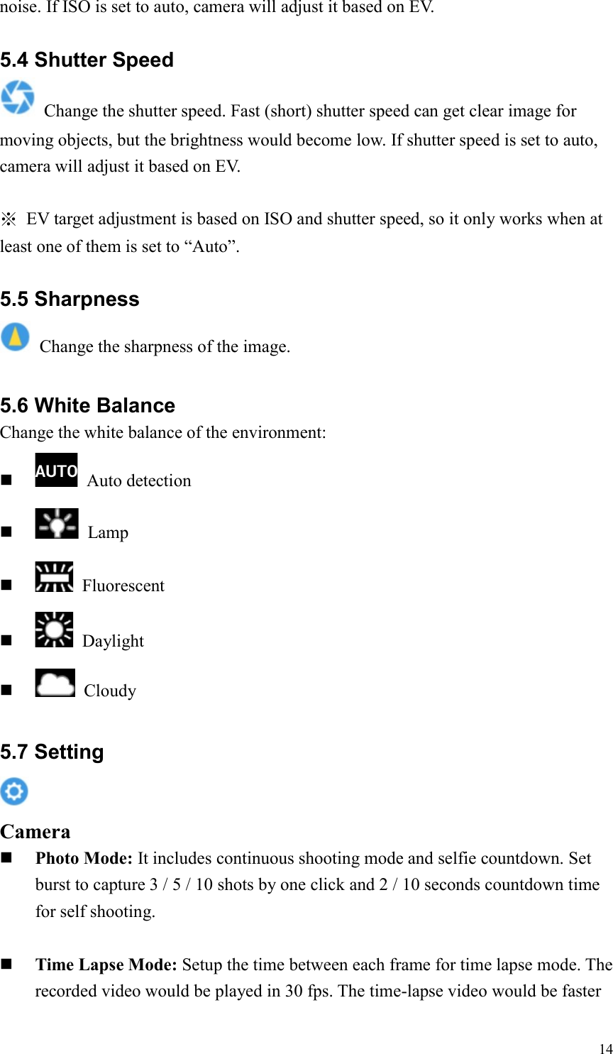 Page 14 of Datavideo Technologies CC360 360-Degree CAMERA User Manual Aleta S1 UM V2 7 ENG