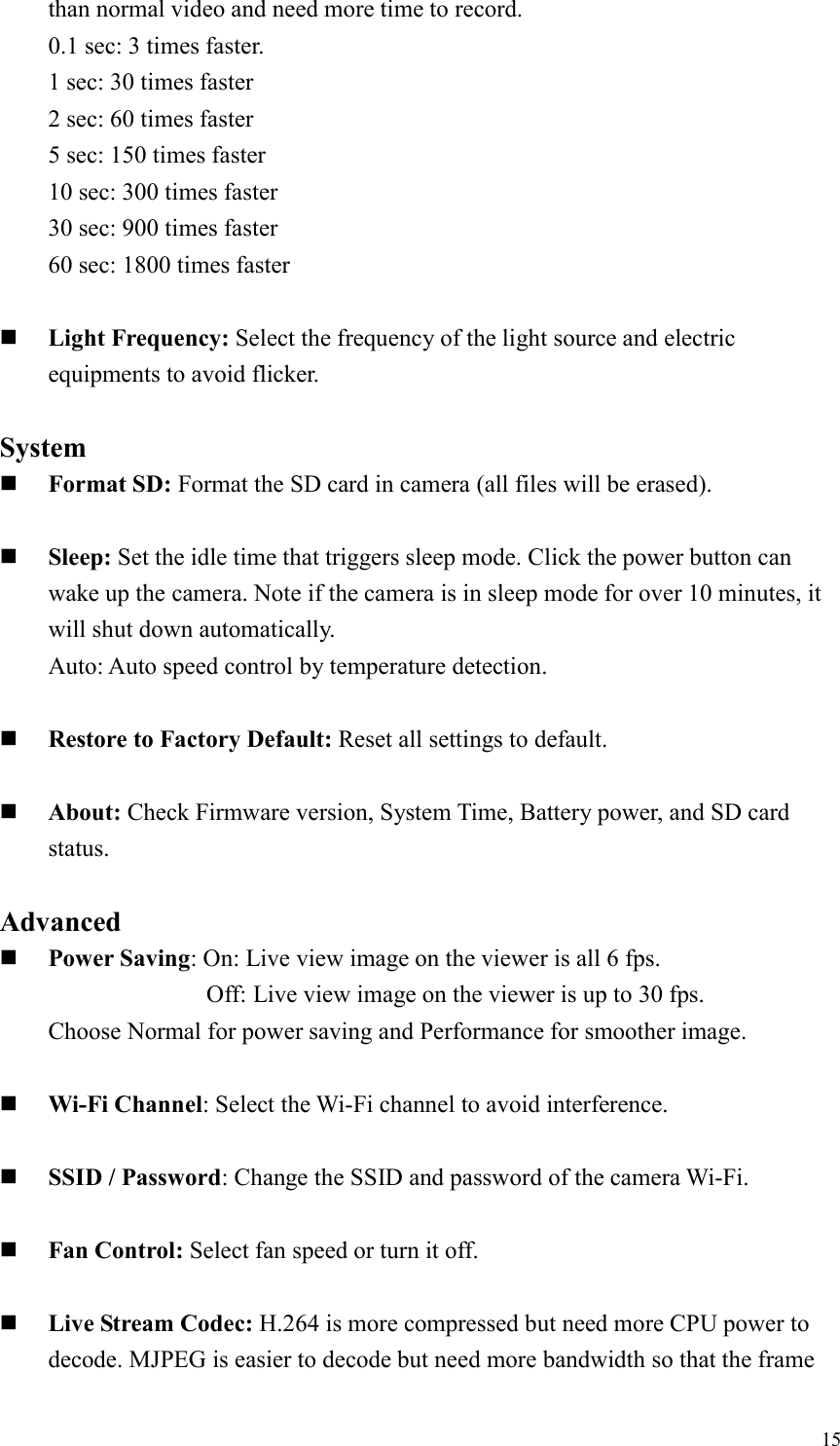 Page 15 of Datavideo Technologies CC360 360-Degree CAMERA User Manual Aleta S1 UM V2 7 ENG