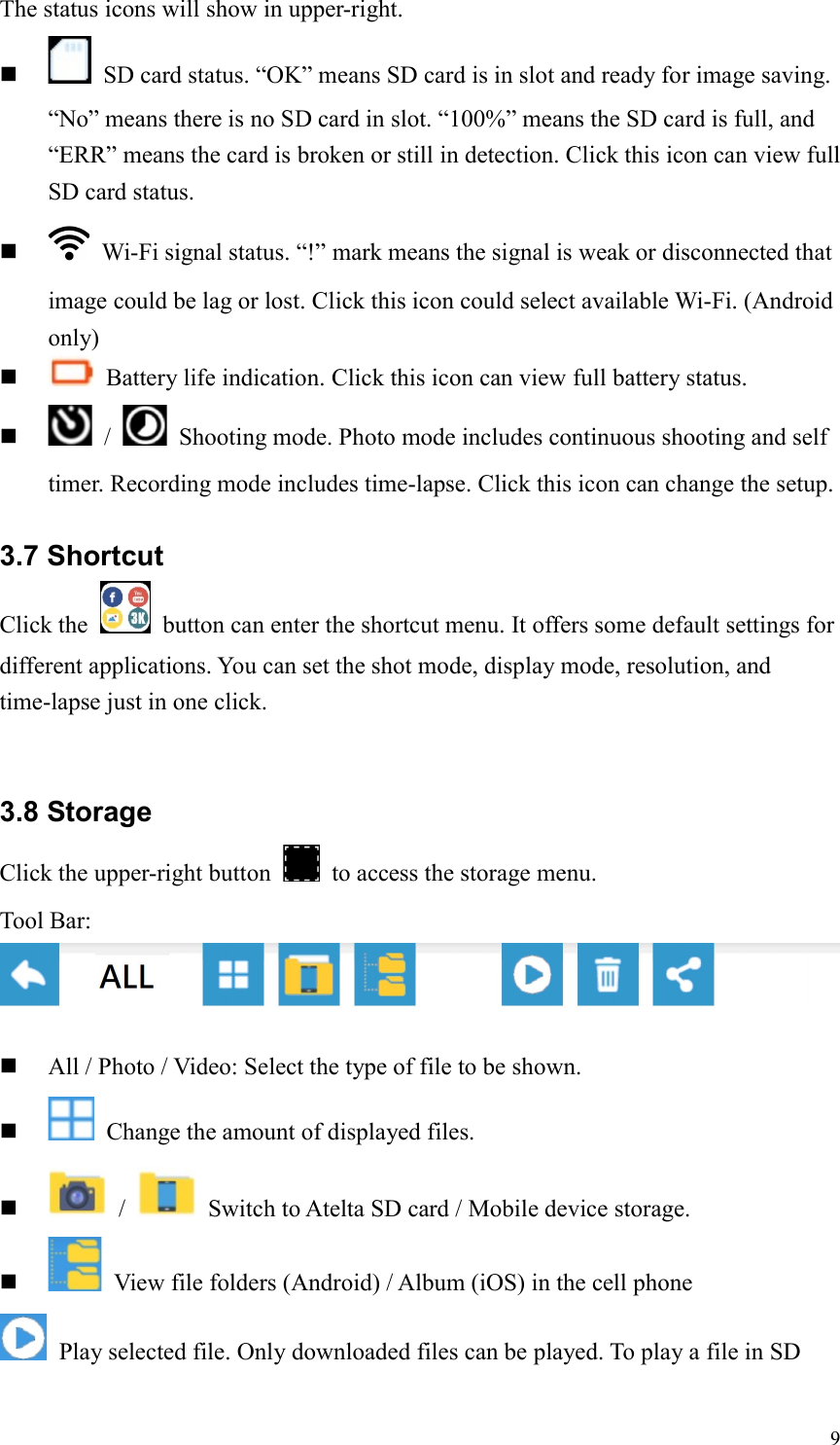 Page 9 of Datavideo Technologies CC360 360-Degree CAMERA User Manual Aleta S1 UM V2 7 ENG