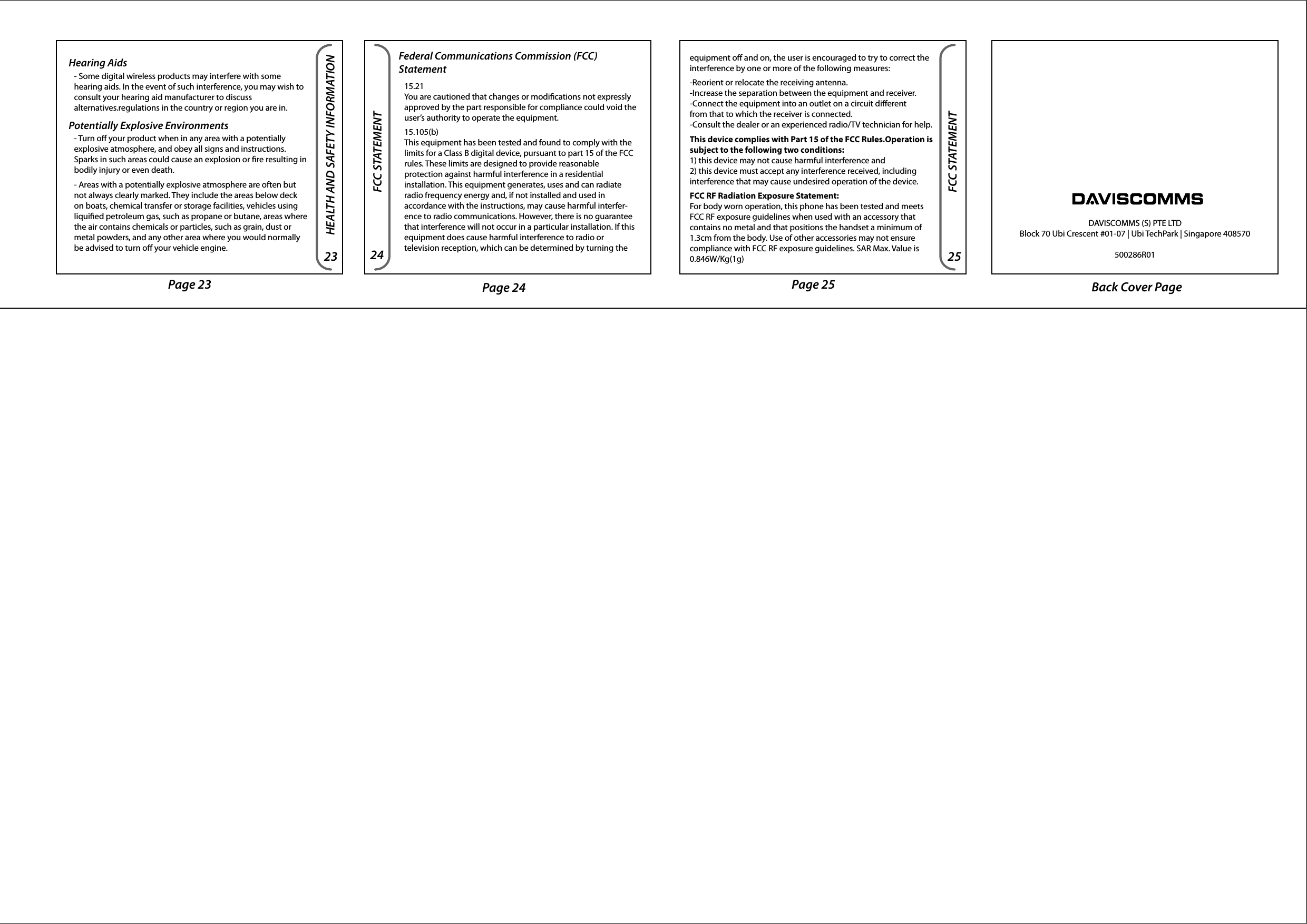 Reset ButtonSharp tool, eg pen, pencil or pin.GETTING STARTED2000Personal Tracking DeviceCover page Contents page Page 1 Page 2Page 4 Page 5 Page 6Page 7 Page 8 Page 9 Page 10CONTENTSGETTING STARTED1. Getting Started……………11.1 Device Specications1.2 Device Description1.3 Charging the Battery1.4 Hands free1.5 Inserting and Removing of                            SIM card1.6 Powering the Device ON &amp;         a     OFF1.7 Emergency Button1.8 Reset Button1.9 Icons2. Setting……………………132.1 Phone List2.2 Hospital Mode2.3 Clock2.4 Alarm2.5 Ring Tone2.6 Message Alert2.7 Alert Mode2.8 Brightness Setting2.9 Delete All2.10 Language 3. Call Function…………………163.1 Outgoing Call3.2 Incoming call4. Messaging……………………174.1 Receiving SMS4.2 Receiving Pager Message4.3 Reading Message4.4 Replying a Message4.5 Deleting a Message5. Battery Information………….196. Health and Safety         Information………………… . 217. Federal Communications                    Commission (FCC) Statement…241.1 Device Specications100~240VAC, 50~60Hz, 600mACharger InputRohs, FCCMarking3.7V 1300mAH Lithium polymerBattery2 hours depending on networkTalk Time70 hours depending on networkStandby Time110 gramsWeight86 (L) x 61 (W) x 21 (H) mmDimensionGETTING STARTEDGETTING STARTED1.2 Device DescriptionGETTING STARTEDScreen Lock and UnlockPress the End/Power Key                followed by the Left Soft Key to Lock or Unlock the screen. Left and Right Soft KeyThe roles of the soft keys vary depending on the function used.  The keys below select the function desired when pressed. GETTING STARTEDSilent Mode Shortcut- Press and hold the Down Key          to switch to Silent mode       in Main  Screen. - Press and hold the Up Key          to switch to Normal mode in Main  Screen.Volume ControlPress the Up/Down Key           to adjust the volume.Note: The volume control will adjust the incoming ring tone and voice call volume only. Page and SMS alert volume are not adjustable.Inserting SIM CardSIM CardVolumeGETTING STARTED1.3 Charging the Battery 1.4 Handsfree1.6 Powering the Device ON &amp; OFFEmergency Button Speaker 2.2 inch Display320x240 Pixels Talk/Call Key Left Soft Key End/Power KeyRight Soft Key Mini-USBCharging &amp; HeadsetDigital I/O port Up/Down KeyVolume ControlSilent ModeBuilt-in Microphone Reset Button Status LED Sim Card Back Label 1. Plug the USB cable into the charger or to a computer USB port.2. Insert the Charger into your wall power outlet 3. Peel open the USB cover from the       end.4. Plug the other end of the USB cable into the device.LED Status:- Red: Battery charging- Green: Battery fully charged1. Unscrew the SIM card cover located at the side of the device.2. Peel open SIM card cover.3. Insert SIM card into the SIM card slot with the Orientation shown. Push and release only when a “click” sound is heard.A small tool (paper clip) may help in pushing in the SIM card. The device is designed to work with a 10 pins miniature USB headset. Refer to your place of purchase for the recommended headset.  GETTING STARTED 1.5 Inserting and Removing SIM cardFailure to unplug the wall charger and power o the device before inserting or removing the SIM card may cause damage to both the SIM card and device.GETTING STARTEDTo Power ON- Press and hold the End/Power key              in the Main Screen for 2 seconds, release and the device will power on with a white screen. After which the screen will show the word “Initializing”. The device will show the main screen once start up completed.To Power OFF- Press and hold the End/Power key              for 2 seconds, release and a conrmation prompt will appear. - Select &lt;Yes&gt; to power o the device.GETTING STARTED1. Push in the SIM card and release when a “click” sound is heard.2. Pull out the SIM card.Removing SIM CardYes NoPower Off ?1.7 Emergency Button1.8 Reset Button- Press to emit a continuous alert, send a SMS and make a call to the designated number.- Press to reset the device.Page 11 Page 12 Page 13 Page 14Page 15 Page 16 Page 17 Page 18Page 19 Page 20 Page 21 Page 22SETTINGSCALL FUNCTION3.1 Outgoing Call- Press Talk/Call key         to direct you to the phone list to make an Outgoing Call. Or - Select &lt;CALL&gt; in response to an SMS.3.2 Incoming call2.5 Ring Tone- Select MENU&gt;RING TONE&gt; Select ring tone melody. Choose &lt;OK&gt; to set.2.6 Message Alert- Select MENU&gt;MESSAGE ALERT&gt;SMS ALERT or PAGER ALERT&gt; Select alert type. Choose &lt;OK&gt; to set.2.7 Alert Mode- Select MENU&gt;ALERT MODE&gt; Select alert mode type. Choose &lt;OK&gt; to set.2.8 Brightness Setting- Select MENU&gt;DISPLAY SETTINGS&gt; Select brightness level. Choose &lt;OK&gt; to set.2.9 Delete All- Select MENU&gt;DELETE ALL&gt; YES to delete.2.10 Language- Select MENU&gt;LANGUAGE&gt; Select language type. Choose &lt;OK&gt; to set.MESSAGING4.1 Receiving SMSWhen an SMS is received, the popup box will display a New SMS Message Received.4.2 Receiving Pager MessageWhen a Pager message is received, the popup box will display a New Pager Message Received.To Accept a Call- Press Talk/Call key         to accept the call. To End or Reject a Call- Press END/Power Key               to end the call or to reject an incoming call.To Mute the Ring Tones- Select &lt;MUTE&gt; during an incoming call to turn o the ring tone.4.3 Reading Message- Select &lt;MESSAGE&gt; on the Main Screen.Or- Select &lt;VIEW&gt; on the New Message pop out Screen.Note: A reminder alert at 5 minute intervals for unread messages when alert mode is set to audio or vibrate.4.4 Replying a Message- Select &lt;OPTION&gt; in the Message Screen.- Select &lt;REPLY&gt; Select canned message. Choose &lt;SMS&gt; to reply.4.5 Deleting a Message- Select &lt;OPTION&gt; in the Message Screen. Choose &lt;DELETE&gt; to delete.New SMS Message ReceivedNew Pager Message ReceivedBATTERY INFORMATIONBATTERY INFORMATIONCharging and dischargingWarning: Use only chargers and enhancements approved by Daviscomms for use with this particular model. The use of any other types may invalidate any approval or warranty, and may be dangerous.For availability of approved enhancements, please check with your dealer. When you disconnect the power cord of any enhancement, grasp and pull the plug, not the cord.Your device is powered by a rechargeable battery.The battery can be charged and discharged hundreds of times, but it will eventually wear out. Recharge your battery only with Daviscomms approved chargers designated for this device.Unplug the charger from the electrical plug and the device when not in use. Do not leave a fully charged battery connected to a charger,  since  overcharging  may  shorten  its  lifetime.  If  left unused, a fully charged battery will lose its charge over time. If the battery is completely discharged, it may take several minutes before the charging indicator appears on the display or before any calls can be made. Never use any charger that is damaged. Leaving the device in hot or  cold  places,  such  as  in  a  closed  car  in  summer  or  winter conditions, will reduce the capacity and lifetime of the battery. Always try to keep the battery between 15°C and 25°C (59°F and 77°F). A device with a hot or cold battery may not work temporar-ily, even when the battery is fully charged. Do not dispose the device in a re as they may explode. Dispose of device  according  to  local  regulations.  Do  not  dispose  as household waste. Do not dismantle the device. In the event of a battery leak, do not allow the liquid to come in contact with the skin or eyes. In the event of such a leak, ush your skin or eyes immediately with water, or seek medical help.MESSAGINGGETTING STARTEDGETTING STARTED1.9 IconsMain Screen Icons  Message Inbox IconsGSMGPSPagingAudioAlarmNew MessageMissed callBattery Gaugeregisteredconnected to network hospital modein rangeaudio onlysilentalarm active message received missed call 2/3 full full low 1/3 full charging fully charged headsetaudio  &amp;vibration vibrationonlynotregistered notoperationalvalid position not valid positionout ofrangenotoperationalnotoperationalSETTINGSSETTINGS2.1 Phone ListTitle BarMessage ListSMS message unread SMS message unread pager messageread SMS message read pager messagepager message - Select MENU&gt;PHONE LIST&gt; Select name/number.- Select &lt;SMS&gt; Select canned message. Choose &lt;SMS&gt; to send.You are also able to send a message from the Message Option. refer to reply to a message section- Select MENU&gt;HOSPTIAL MODE&gt; Select ON/OFF.2.3 Clock2.2 Hospital Mode2.4 AlarmSet Time- Select MENU&gt;CLOCK&gt;SET TIME&gt; Set hour value. - Select &lt;NEXT&gt; Set minute value.- Select &lt;NEXT&gt; Set AM/PM . Choose &lt;OK&gt; to setSet Date- Select MENU&gt;SET DATE&gt; Set date value.- Select &lt;NEXT&gt; Set day value.- Select &lt;NEXT&gt; Set year value. Choose &lt;OK&gt; to set.Set Time Zone- Select MENU&gt;TIME ZONE&gt; Select time zone value. Choose &lt;OK&gt; to set. Valid GMT time zones follow the UTC set (refer to command guide for value set).Set Time Format- Select MENU&gt;TIME FORMAT&gt; Select time format. Choose &lt;OK&gt; to set.Set Date Format- Select MENU&gt;DATE FORMAT&gt; Select date format. Choose &lt;OK&gt; to set.- Select MENU&gt;ALARM&gt; Set hour value- Select &lt;NEXT&gt; Set minute value- Select &lt;NEXT&gt; Set AM/PM. Choose &lt;OK&gt; to set.1 24365871091211 1413Page 231615 18172019 21User Manual  Left Soft Key           Right Soft KeyMenu Message08/08/201003:15PMPage 3HEALTH AND SAFETY INFORMATIONHEALTH AND SAFETY INFORMATION22Read these simple guidelines. Failure to comply may be dangerous or illegal.TURN OFF WHEN REFUELLING Do not use the product at a refueling point. Do not use near fuel or chemicals.ROAD SAFETY COMES FIRST Obey all local laws. Always free your hands to operate the vehicle while driving. Your rst consideration while driving should be road safety.TURN ON SAFELY Do not turn the product on when wireless product use is prohibited or when it may cause interference or danger.INTERFERENCE All wireless products may be subject to interference. Turn the product o near medical equipment.TURN OFF IN HOSPITALS Follow all restrictions. Turn the product o near medical equipment.TURN OFF IN AIRCRAFT Follow any restrictions. Wireless devices can cause interference in aircraft.     HEALTH AND SAFETY INFORMATION23Road Safety-  Your wireless product gives you the powerful ability to communicate by voice, anywhere and anytime. But an important responsibility accompanies the benets of wireless products, one that every user must uphold.- When driving a car, driving is your rst responsibility. When using your wireless product while driving, follow local regulations in the country or region you are in.QUALIFIED SERVICE Only qualied personnel may install or repair this product.WATER-RESISTANCE Your product is not water-proof. Keep it dry.ENHANCEMENT Use only approved enhancements. Do not connect incompatible products.   Hearing Aids- Some digital wireless products may interfere with some hearing aids. In the event of such interference, you may wish to consult your hearing aid manufacturer to discuss alternatives.regulations in the country or region you are in.Potentially Explosive Environments- Turn o your product when in any area with a potentially explosive atmosphere, and obey all signs and instructions. Sparks in such areas could cause an explosion or re resulting in bodily injury or even death. - Areas with a potentially explosive atmosphere are often but not always clearly marked. They include the areas below deck on boats, chemical transfer or storage facilities, vehicles using liquied petroleum gas, such as propane or butane, areas where the air contains chemicals or particles, such as grain, dust or metal powders, and any other area where you would normally be advised to turn o your vehicle engine.Page 2525equipment o and on, the user is encouraged to try to correct the interference by one or more of the following measures:-Reorient or relocate the receiving antenna.-Increase the separation between the equipment and receiver.-Connect the equipment into an outlet on a circuit dierent      from that to which the receiver is connected.-Consult the dealer or an experienced radio/TV technician for help.This device complies with Part 15 of the FCC Rules.Operation is subject to the following two conditions:1) this device may not cause harmful interference and2) this device must accept any interference received, including interference that may cause undesired operation of the device.FCC RF Radiation Exposure Statement:For body worn operation, this phone has been tested and meets FCC RF exposure guidelines when used with an accessory that contains no metal and that positions the handset a minimum of 1.3cm from the body. Use of other accessories may not ensure compliance with FCC RF exposure guidelines. SAR Max. Value is 0.846W/Kg(1g)Back Cover PageDAVISCOMMS (S) PTE LTDBlock 70 Ubi Crescent #01-07 | Ubi TechPark | Singapore 408570500286R01Emergency Buttonlocated at the topPage 24FCC STATEMENTFCC STATEMENT24Federal Communications Commission (FCC) Statement15.21You are cautioned that changes or modications not expressly approved by the part responsible for compliance could void the user’s authority to operate the equipment.15.105(b)This equipment has been tested and found to comply with the limits for a Class B digital device, pursuant to part 15 of the FCC rules. These limits are designed to provide reasonable protection against harmful interference in a residential installation. This equipment generates, uses and can radiate radio frequency energy and, if not installed and used in accordance with the instructions, may cause harmful interfer-ence to radio communications. However, there is no guarantee that interference will not occur in a particular installation. If this equipment does cause harmful interference to radio or television reception, which can be determined by turning the 
