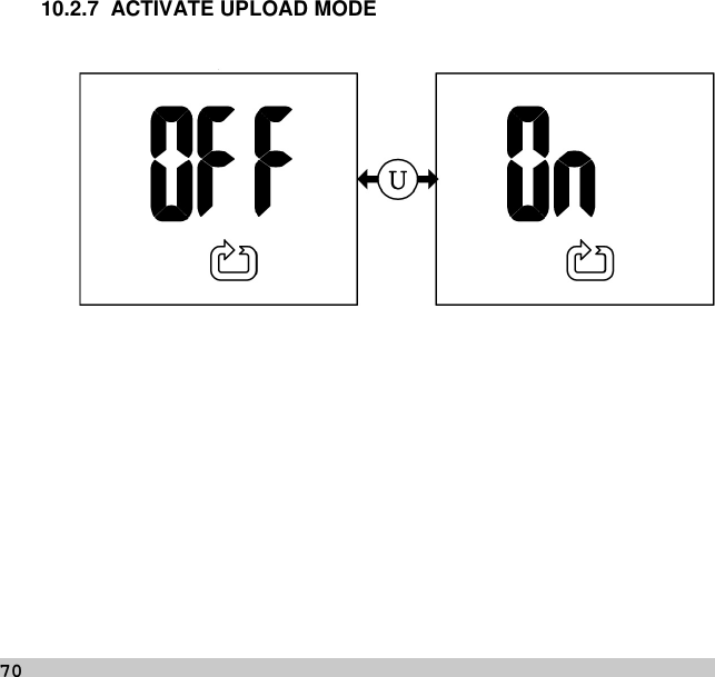 7010.2.7 ACTIVATE UPLOAD MODE