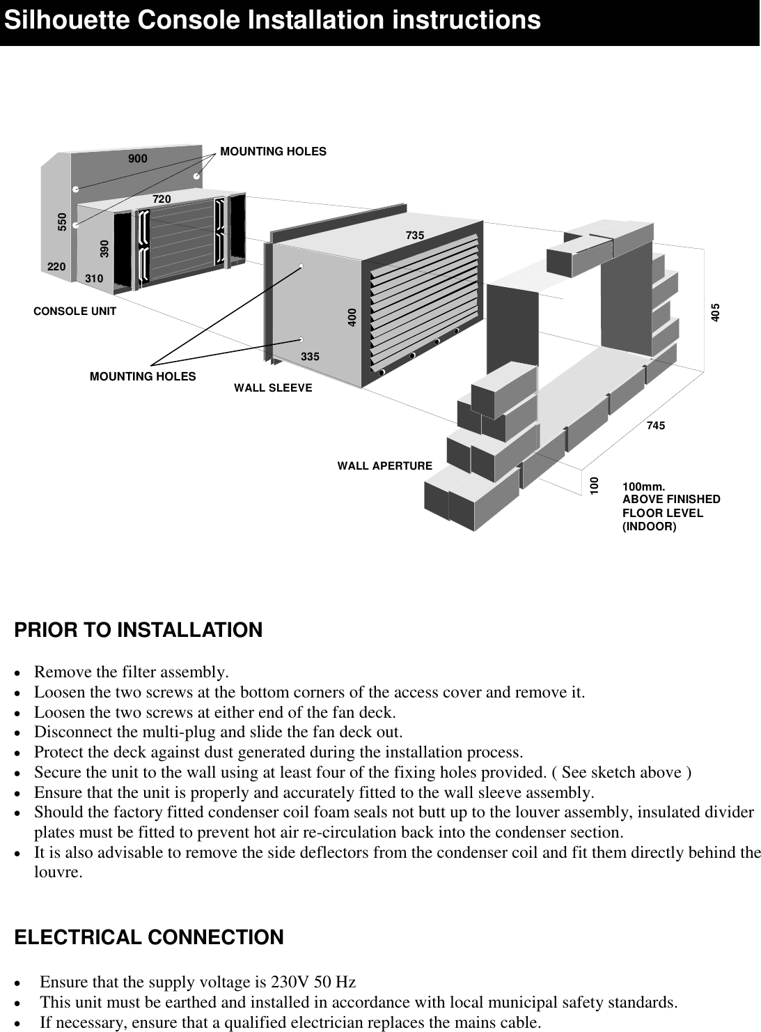 Page 3 of 8 - Defy Defy-059-044-Users-Manual- 059 044 CONSOLE INSTALLATION INSTRUCTIONS 2006  Defy-059-044-users-manual