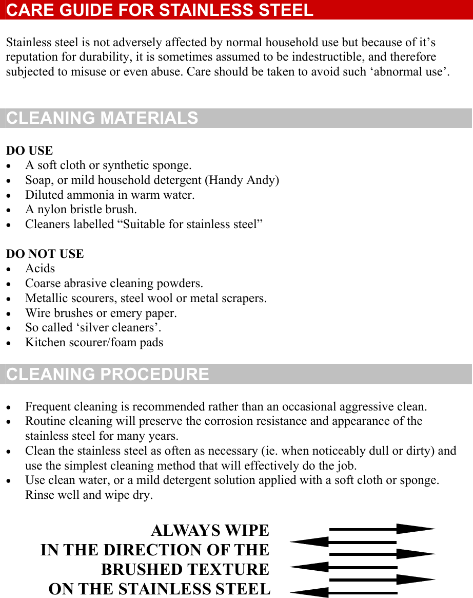 Page 8 of 10 - Defy Defy-Built-In-Oven-600-Ste-Users-Manual- Unpacking  Defy-built-in-oven-600-ste-users-manual