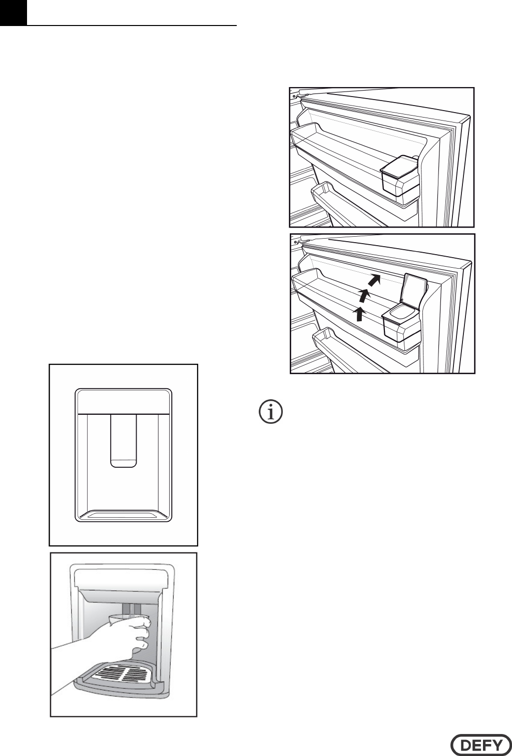 defy water dispenser nozzle