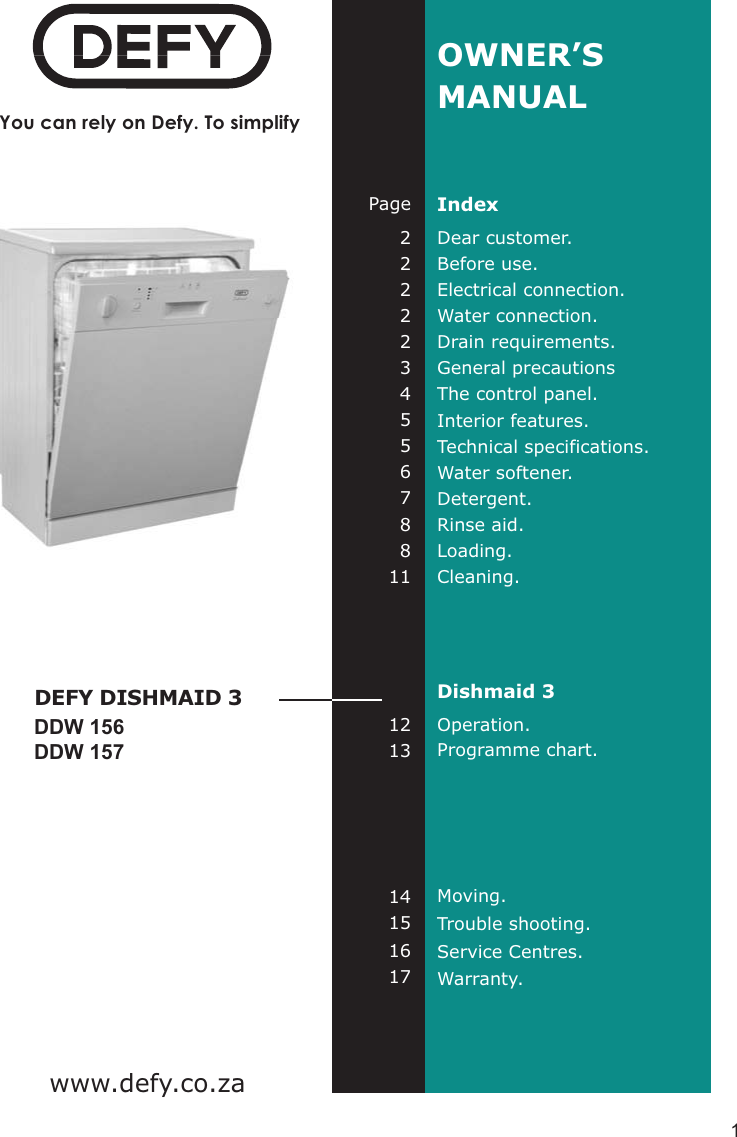 defy dishwasher racks