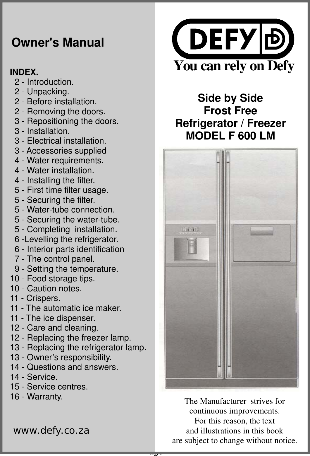 Defy F 600 Lm Users Manual Daewoo Mirror Door SIDE X 2006