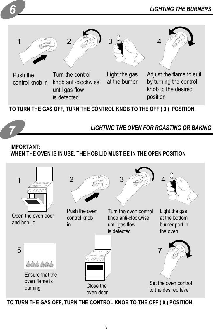 Page 7 of 12 - Defy Defy-Gas-Stove-Ogs148-Users-Manual- Gas Import DAKO OGS148  Defy-gas-stove-ogs148-users-manual