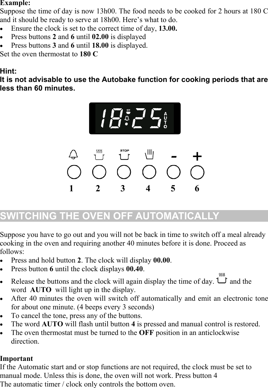 Page 6 of 10 - Defy Defy-Gemini-Cordon-Bleu-Eye-Level-Oven-061-800-Users-Manual- Owner’s Manual  Defy-gemini-cordon-bleu-eye-level-oven-061-800-users-manual