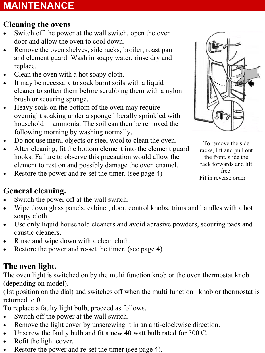 Page 8 of 9 - Defy Defy-Gemini-Petit-Chef-Owners-Manual- ManualsLib - Makes It Easy To Find Manuals Online!  Defy-gemini-petit-chef-owners-manual