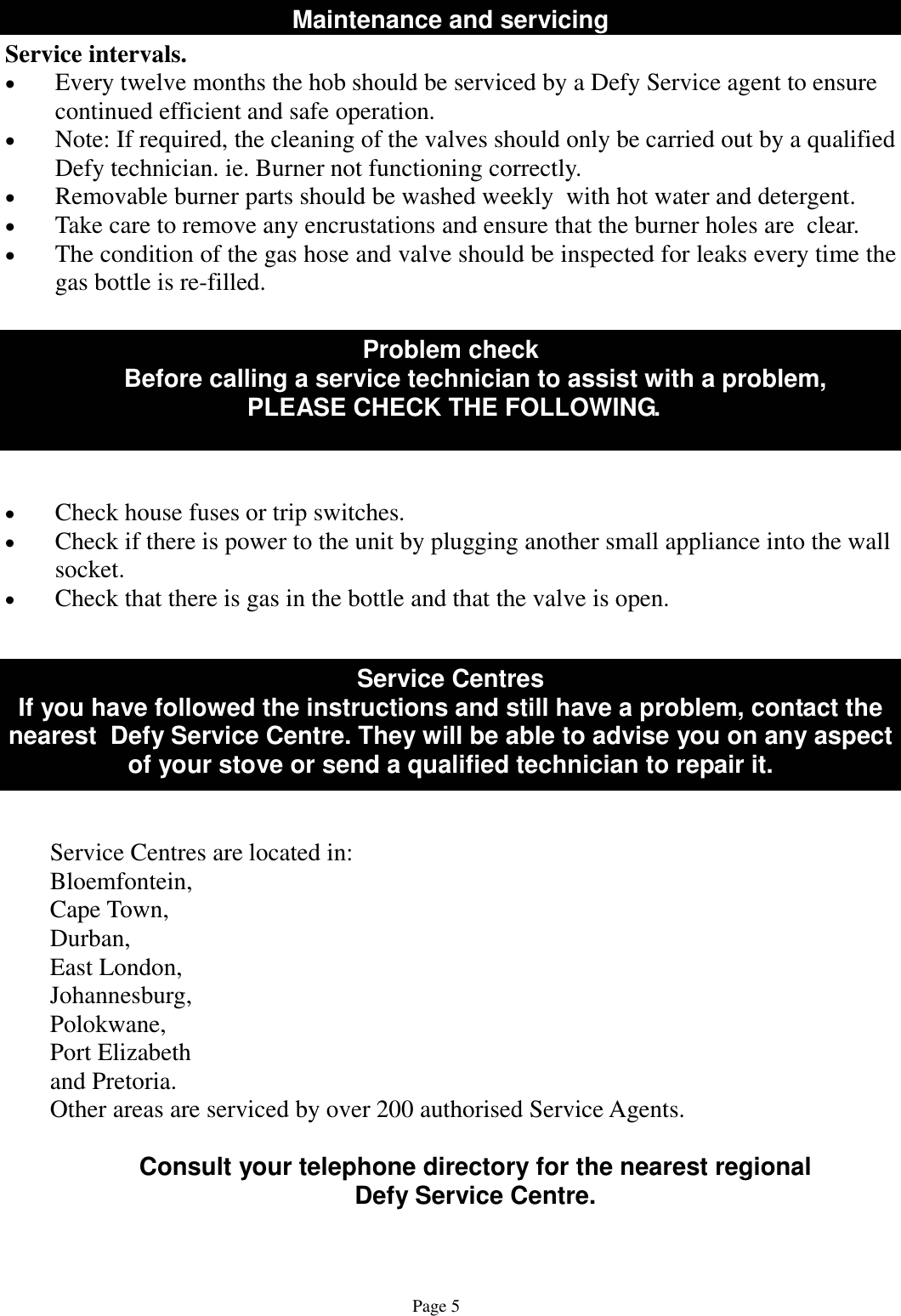 Page 5 of 7 - Defy Defy--Dgs-150-150-Users-Manual- 066 200 DGS150 Glem Gas Insert  Defy--dgs-150-150-users-manual