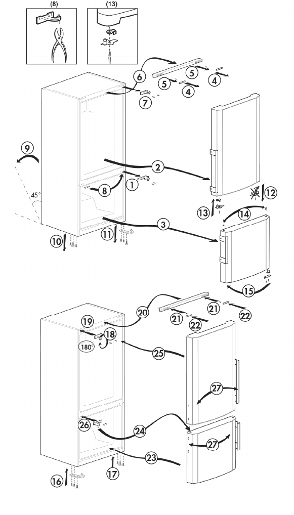 Defy Refrigerators K60328 Users Manual DAC511 512 515 516 517 534 535