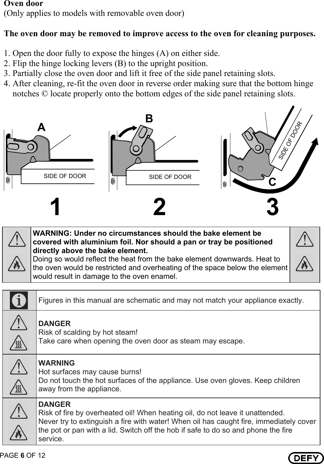 Defy Solid Plate Plug In Stove 501 Users Manual 068 517 520 521