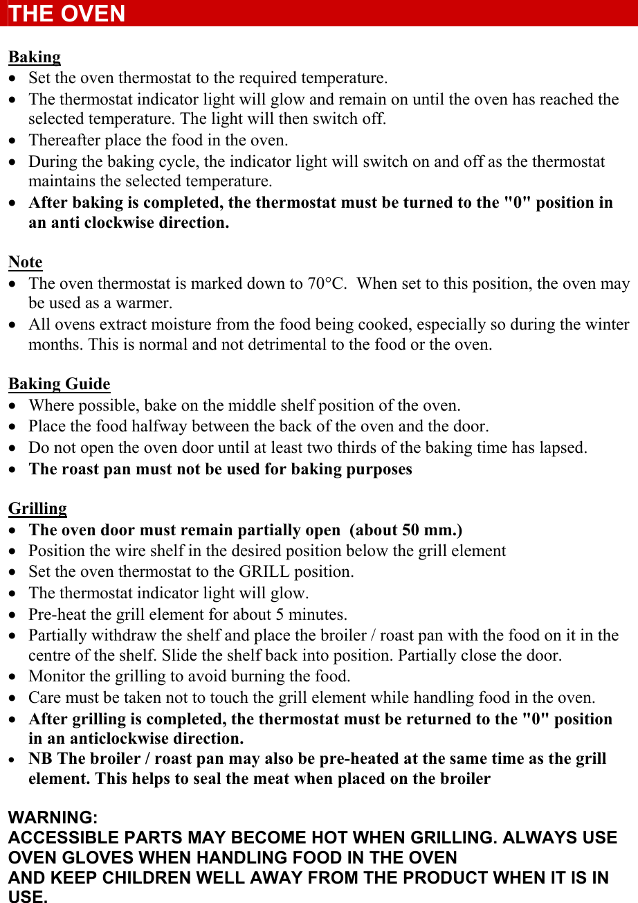 Page 4 of 8 - Defy Defy-Stoves-620-Users-Manual- CONTENTS  Defy-stoves-620-users-manual