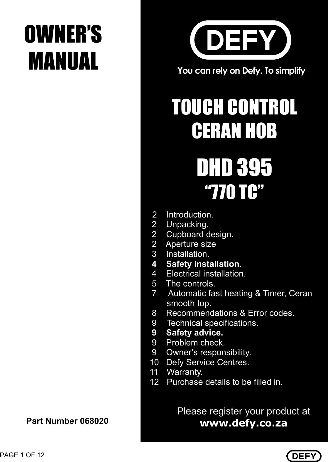 Defy Touch Screen Stove Not Working informacionpublica.svet.gob.gt