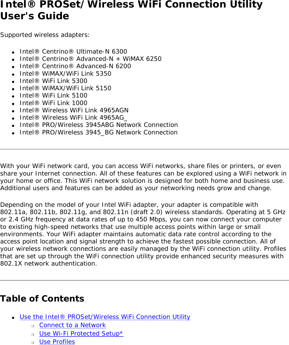 Page 1 of Dell 625ANXH Intel Centrino Advanced-N+WiMax 6250 User Manual 