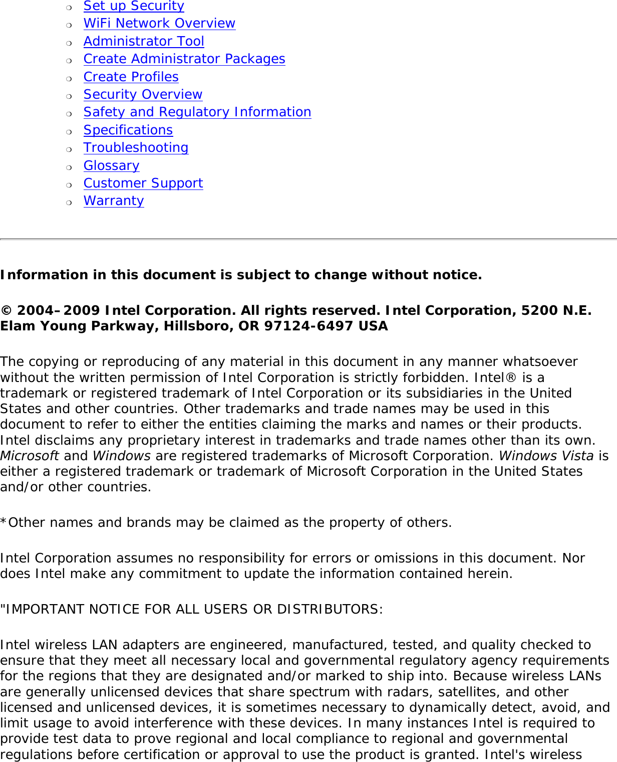 Page 2 of Dell 625ANXH Intel Centrino Advanced-N+WiMax 6250 User Manual 