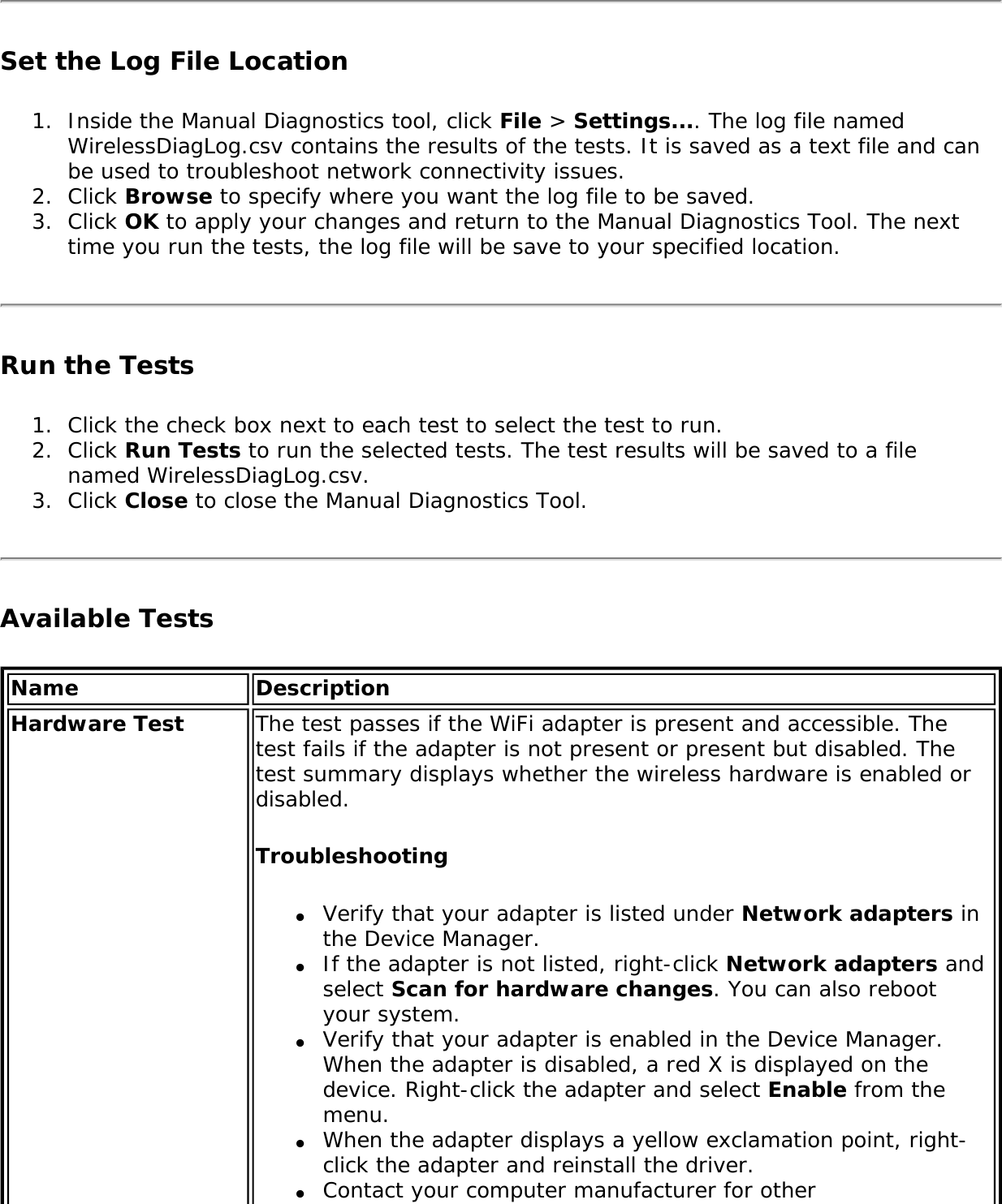 Page 227 of Dell 625ANXH Intel Centrino Advanced-N+WiMax 6250 User Manual 