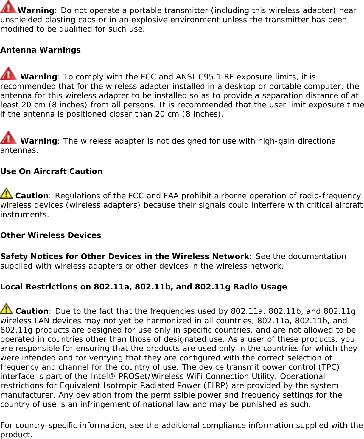 Page 252 of Dell 625ANXH Intel Centrino Advanced-N+WiMax 6250 User Manual 