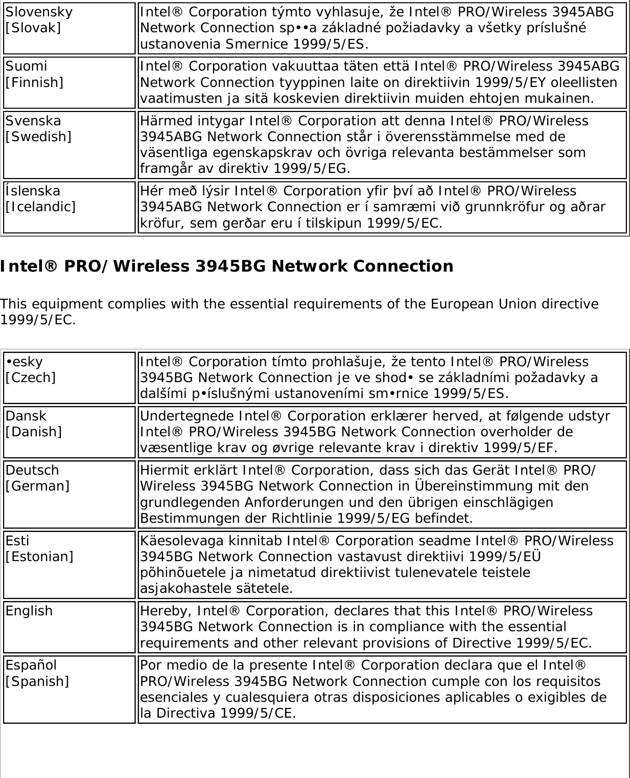 Page 273 of Dell 625ANXH Intel Centrino Advanced-N+WiMax 6250 User Manual 