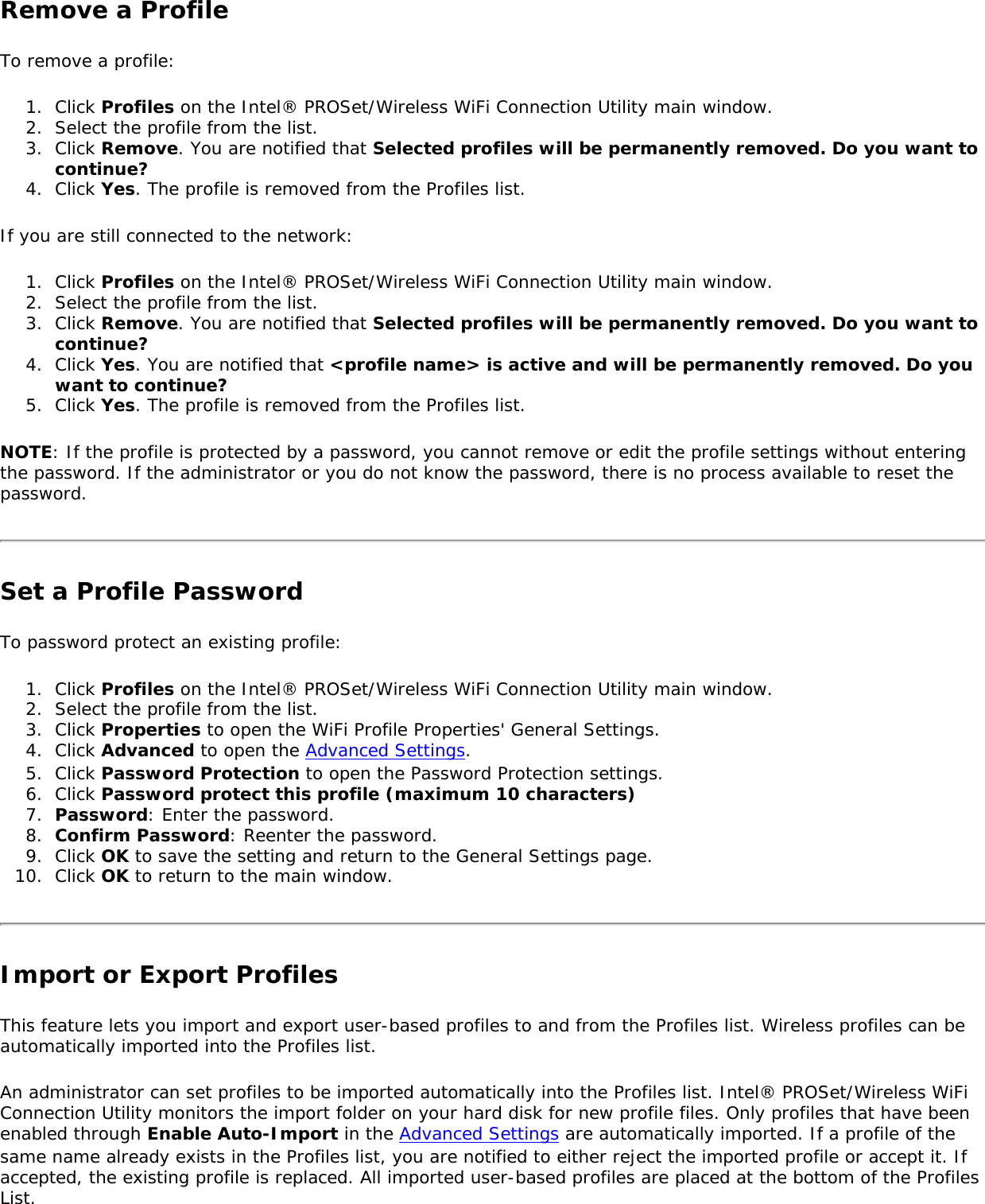 Page 76 of Dell 625ANXH Intel Centrino Advanced-N+WiMax 6250 User Manual 